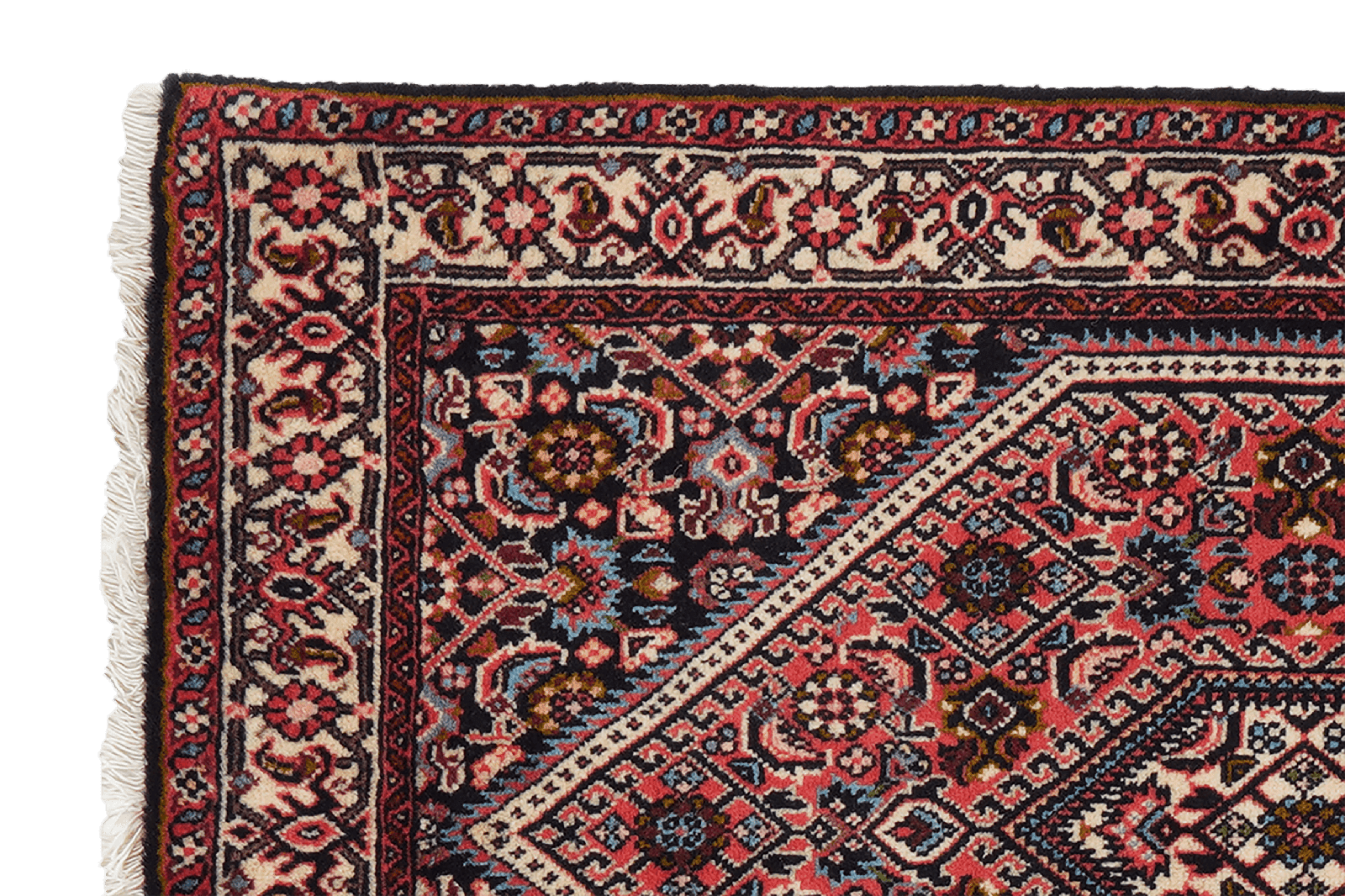 Bidjar Zandjan — Hand-knotted, 68x104 cm, Red, 100% Virgin Wool | View 3
