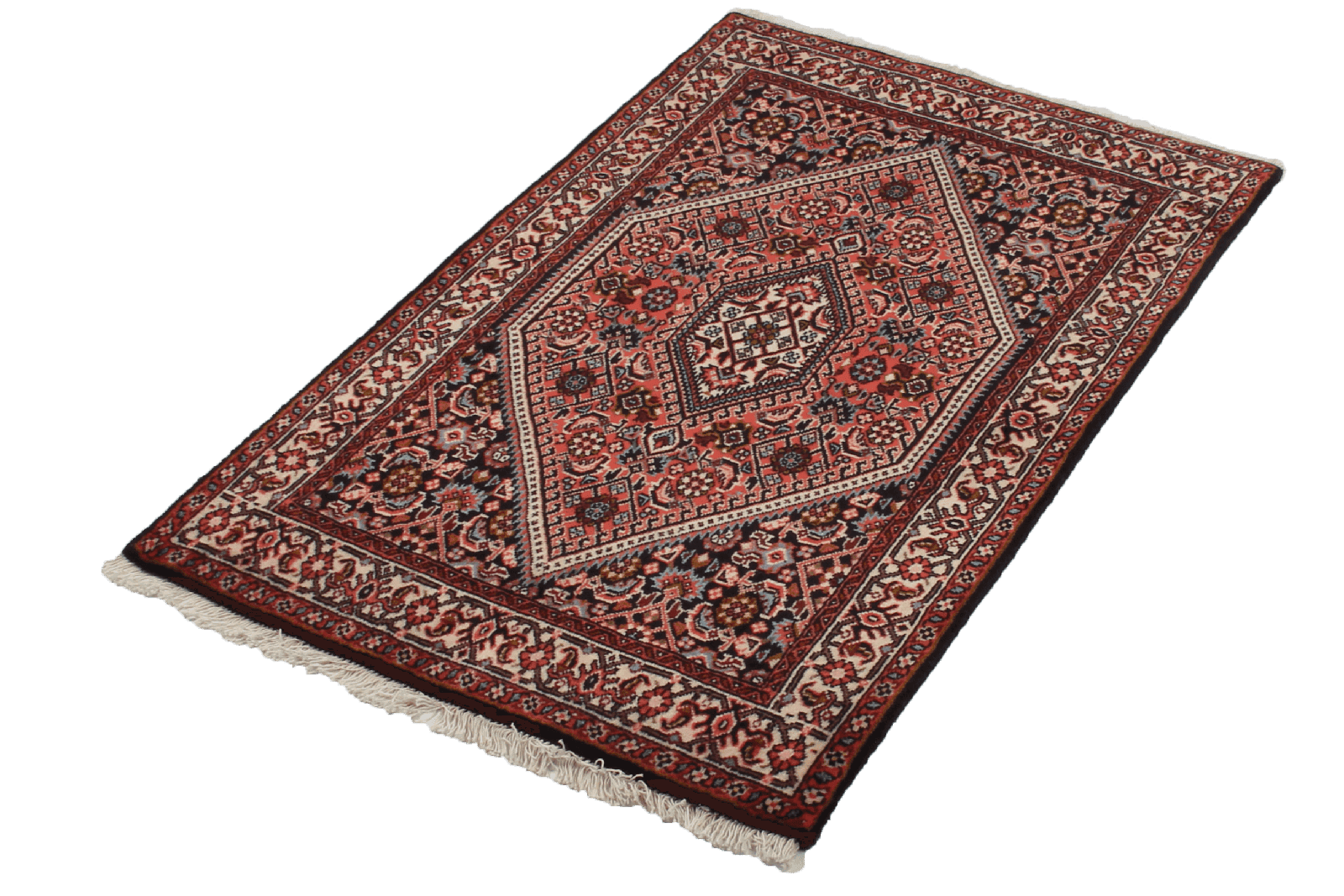 Bidjar Zandjan — Hand-knotted, 68x104 cm, Red, 100% Virgin Wool | View 5