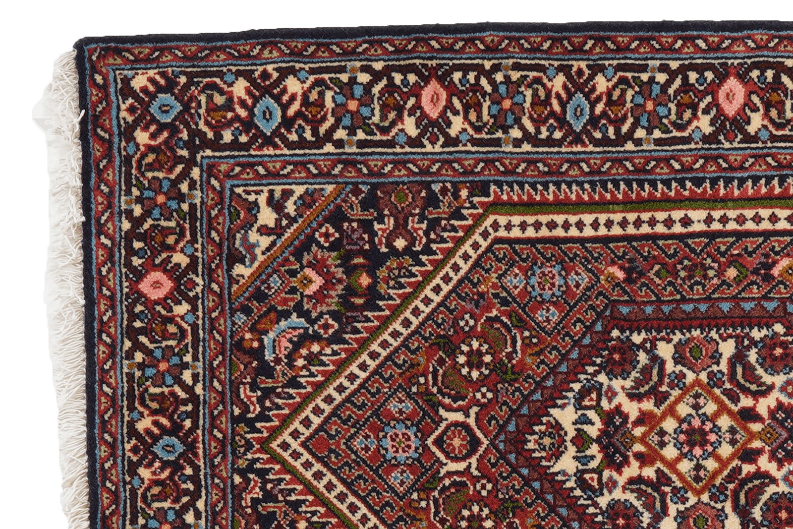 Bidjar Zandjan — Hand-knotted, 61x90 cm, Red, 100% Virgin Wool | View 3