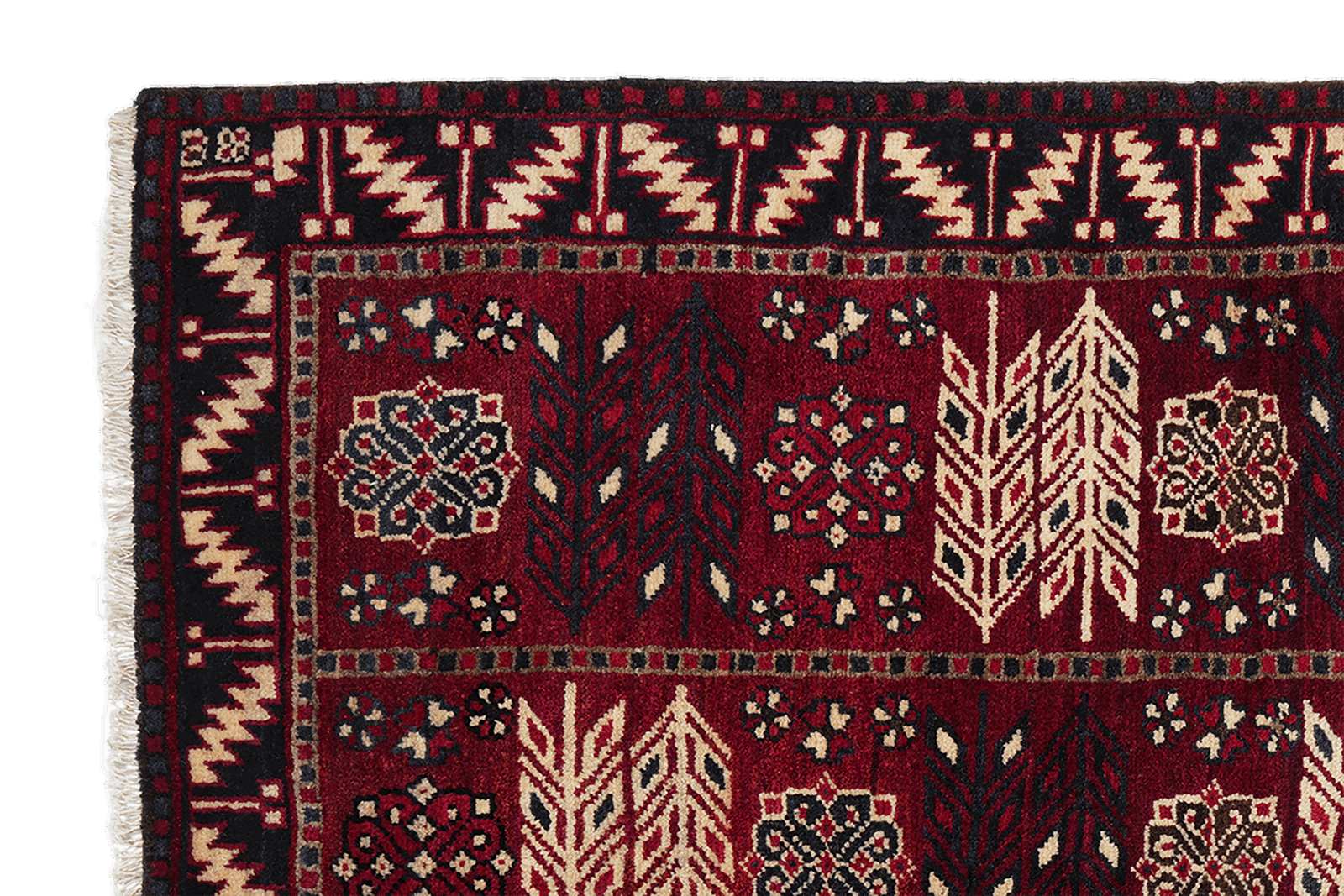 Lori — Handgefertigt, 206x130 cm, Blau, 100% Virgin Wool | View 4