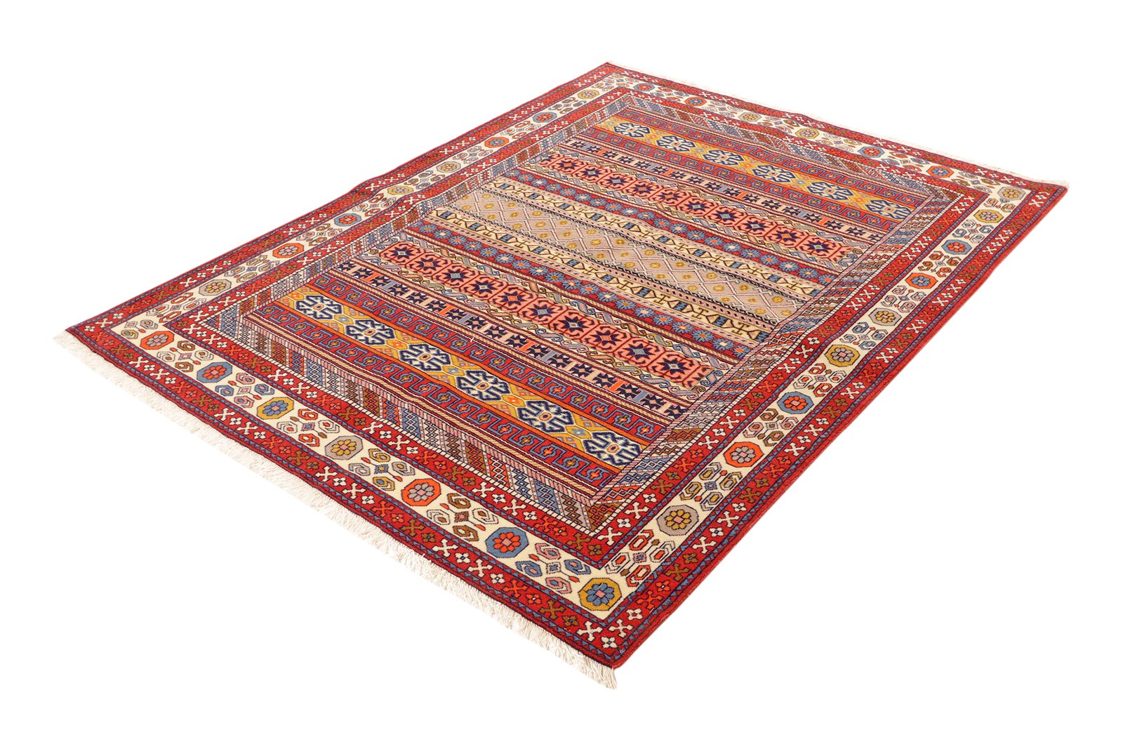 Kordibaf — Hand-knotted, 138x182 cm, Multicolor, 90% Schurwolle, 10% Seide | View 5