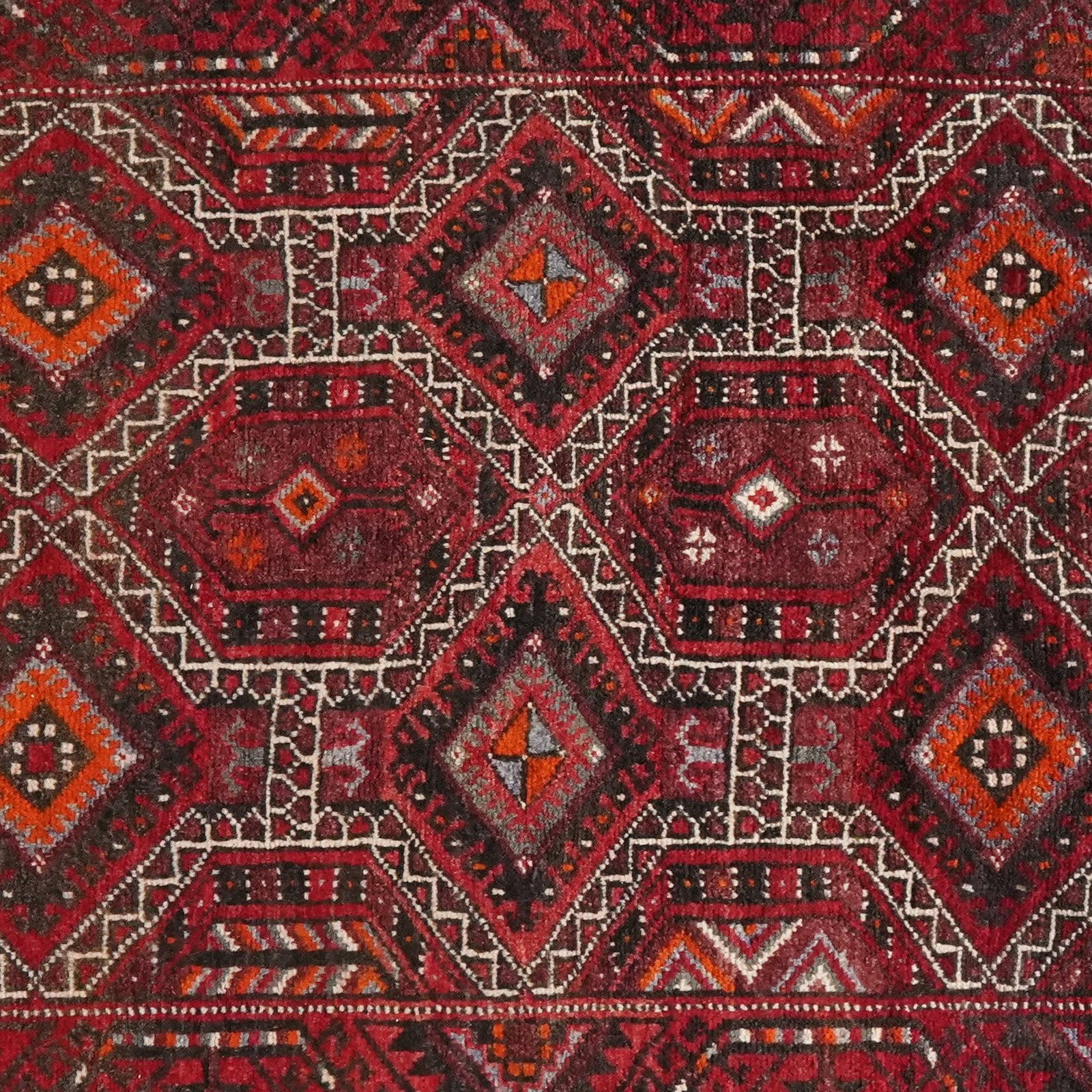 Kordibaf — Hand-knotted, 112x227 cm, Red, 100% Virgin Wool | View 6