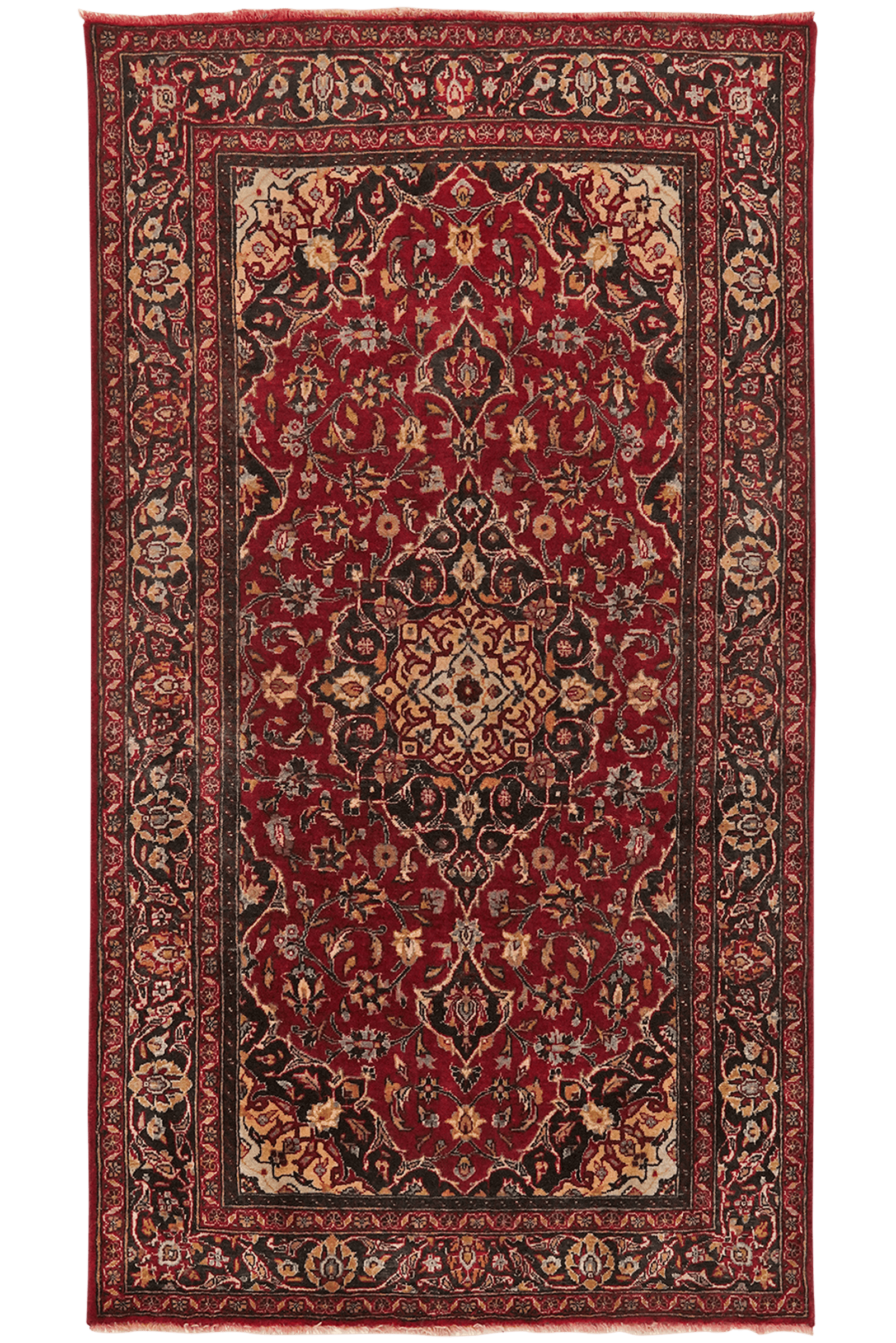 Belutch — Hand-knotted, 102x182 cm, Red, 100% Virgin Wool | Main view