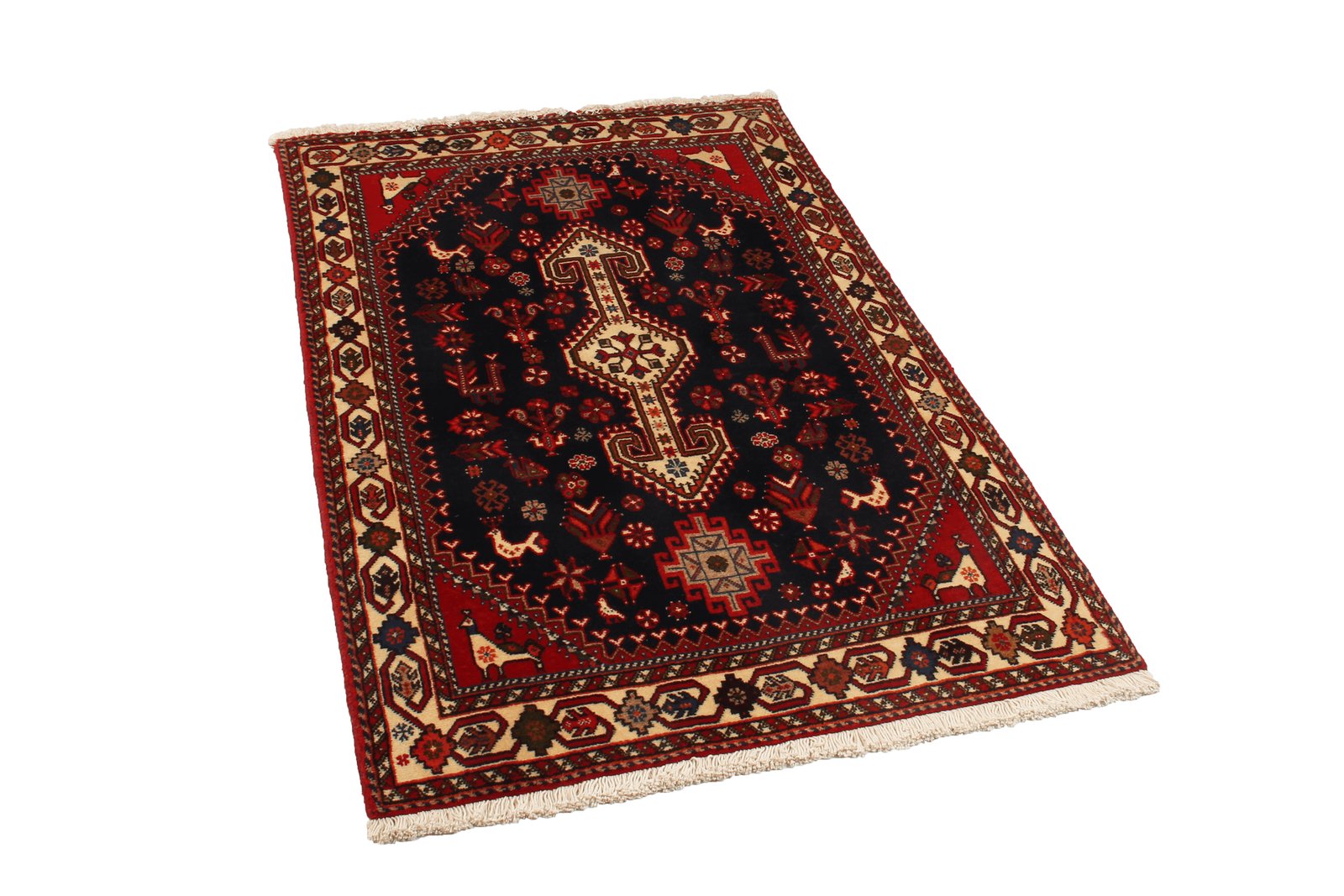 Nasrabad — Hand-knotted, 82x132 cm, Blue, 100% Virgin Wool | View 5
