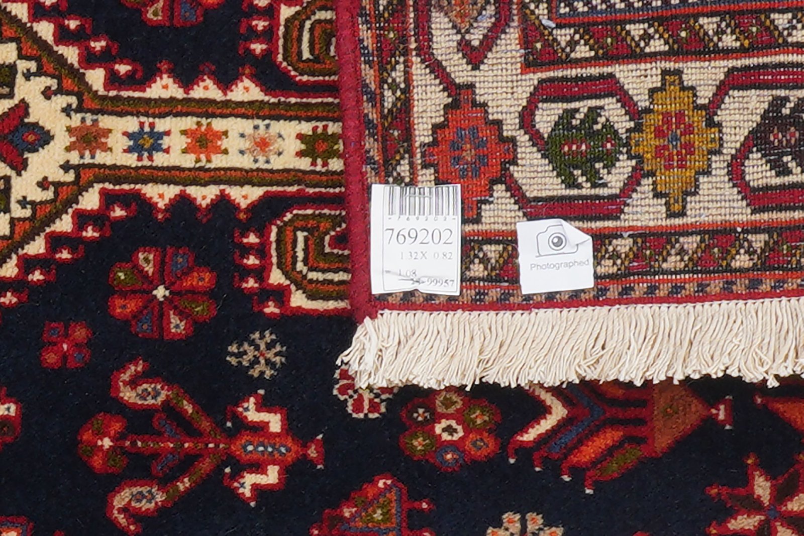 Nasrabad — Hand-knotted, 82x132 cm, Blue, 100% Virgin Wool | View 6