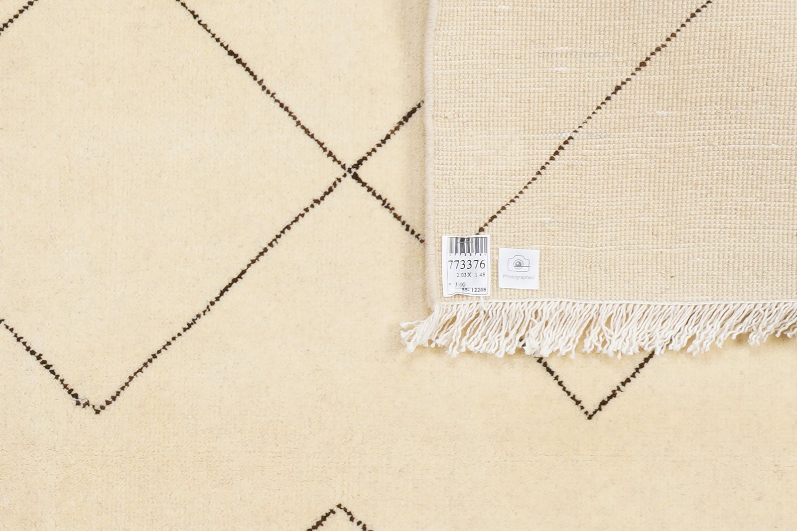 Gabbeh Basi — Hand-knotted, 148x203 cm, Beige, 100% Virgin Wool | View 6