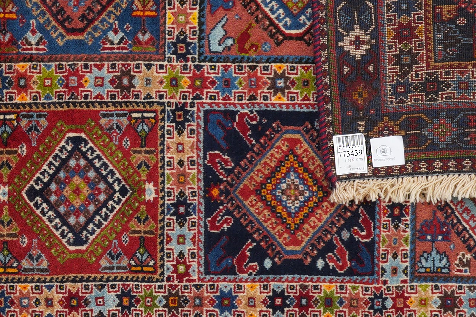 Yalameh — Hand-knotted, 78x191 cm, Multicolor, 100% Virgin Wool | View 6