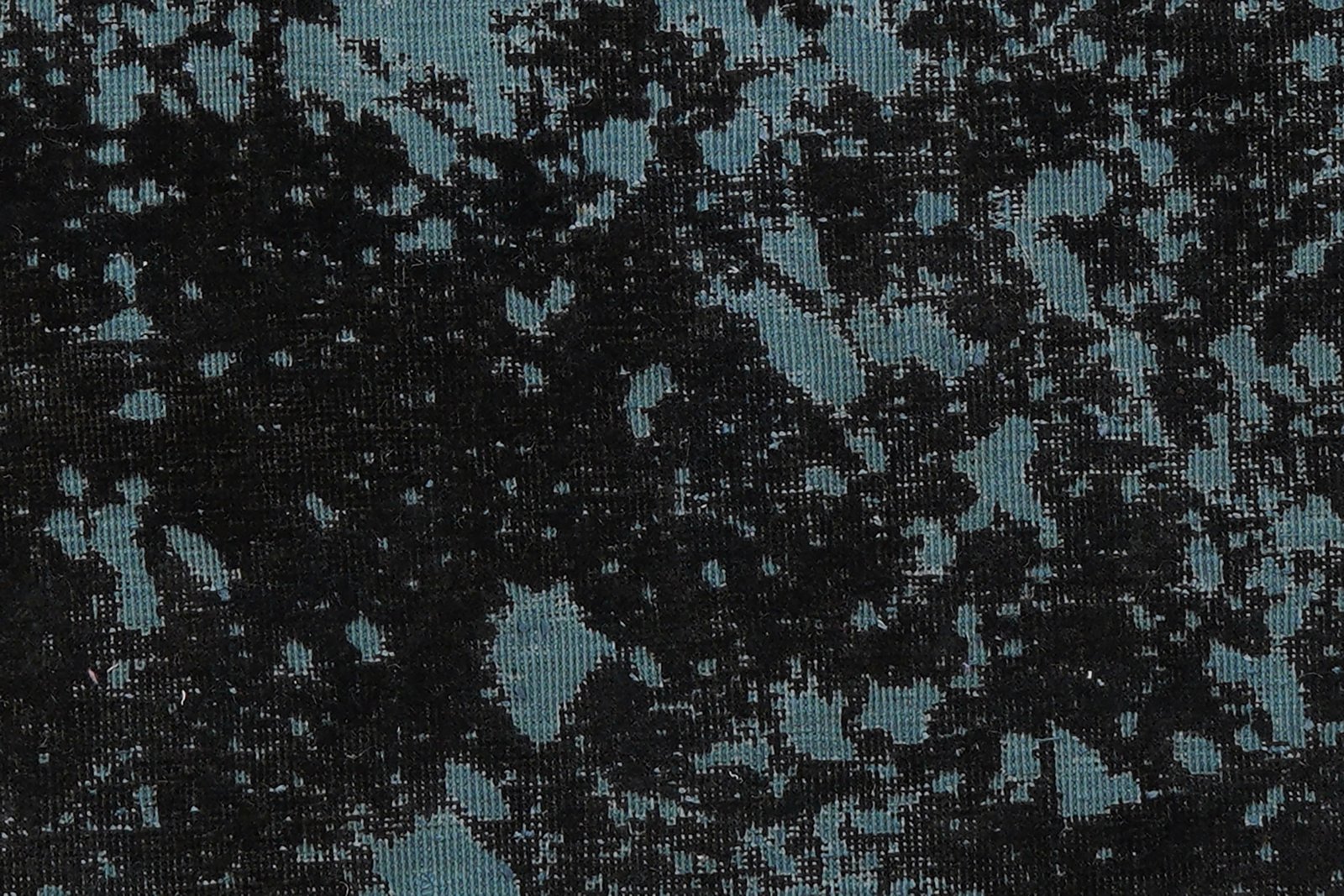 Vintage — Hand-knotted, 133x144 cm, Blue, 100% Virgin Wool | View 6