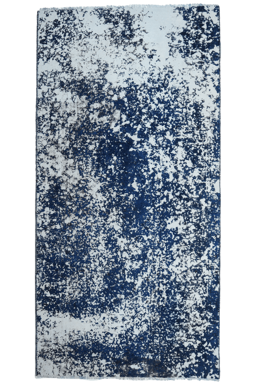 Vintage — Hand-knotted, 119x240 cm, Blue, 100% Virgin Wool | Main view