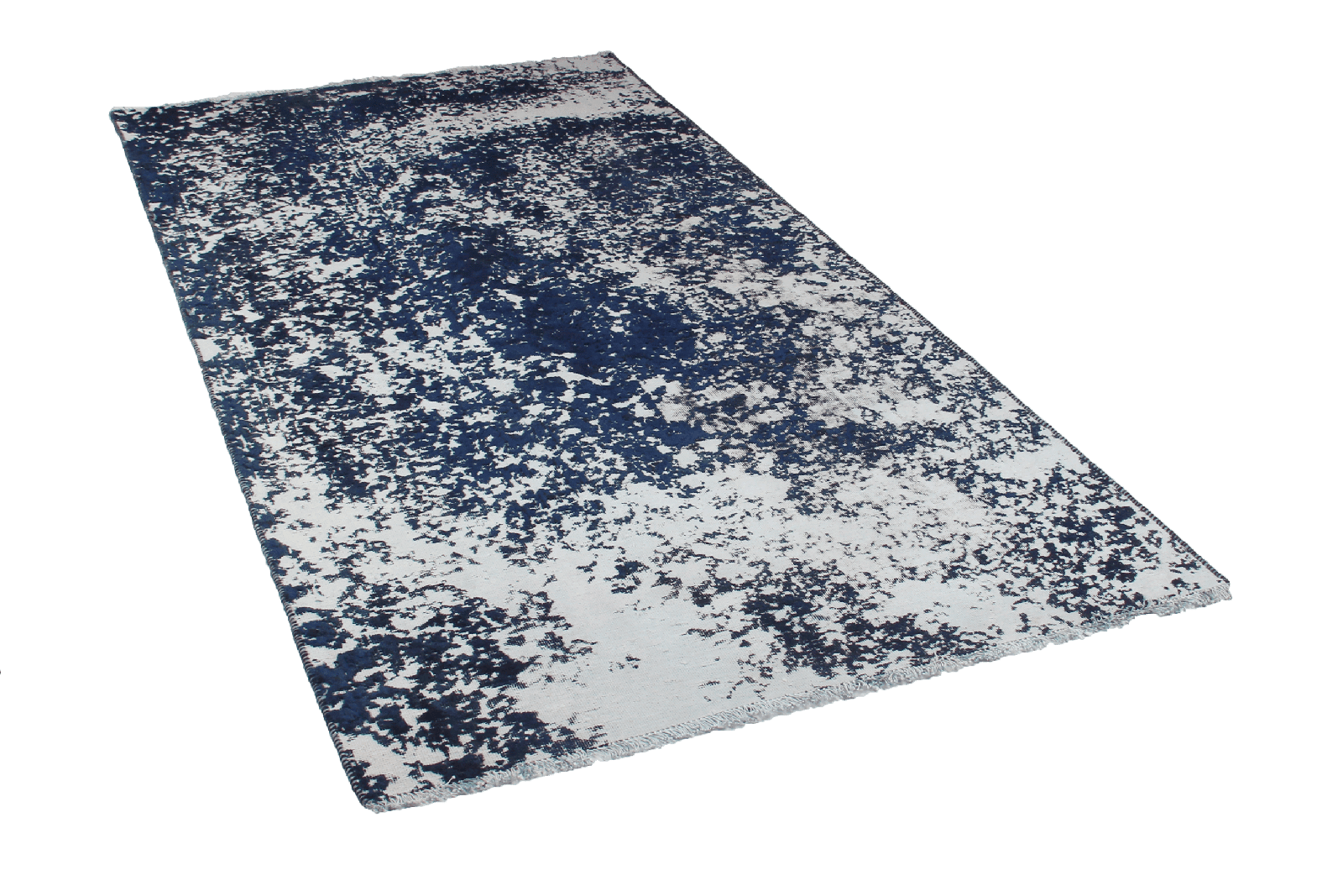 Vintage — Hand-knotted, 119x240 cm, Blue, 100% Virgin Wool | View 4