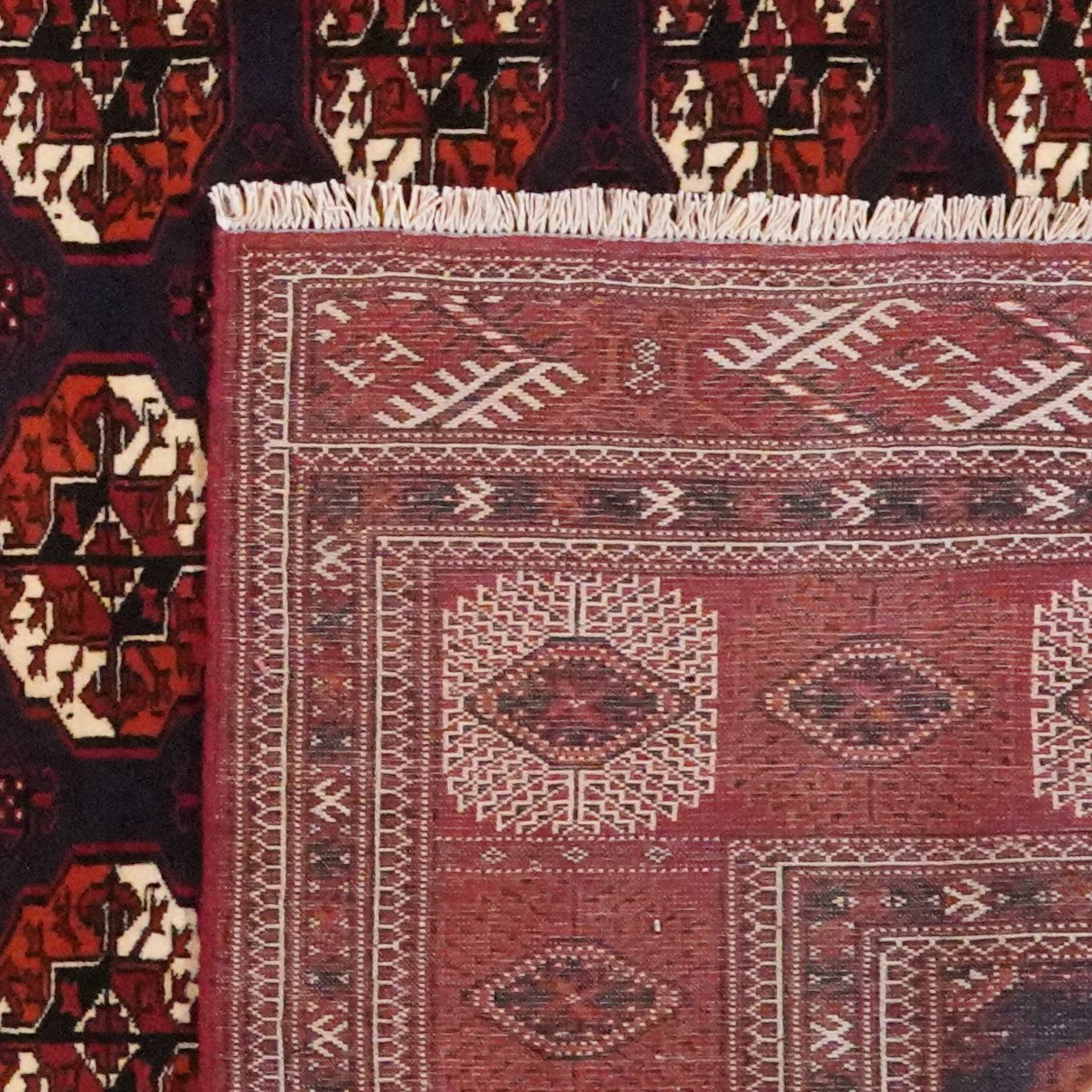 Turkman — Hand-knotted, 289x390 cm, Blue, 100% Virgin Wool | View 6