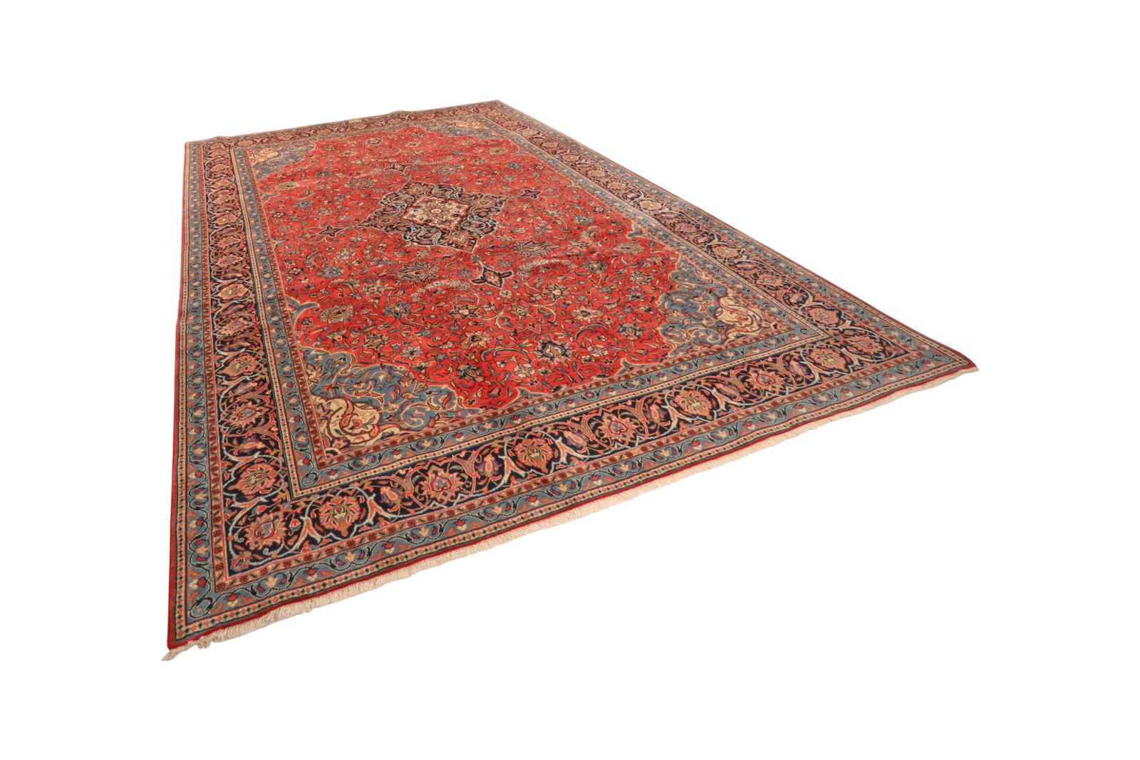 Sarough — Hand-knotted, 255x345 cm, Red, 100% Virgin Wool | View 5