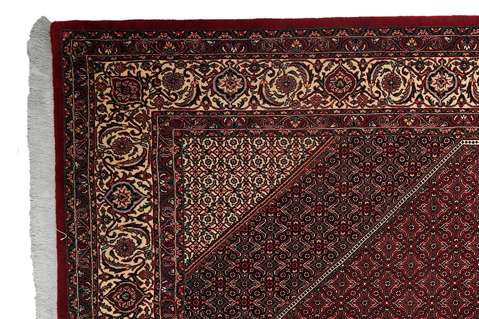 Bidjar Bookan — Hand-knotted, 202x304 cm, Red, 100% Virgin Wool | View 3