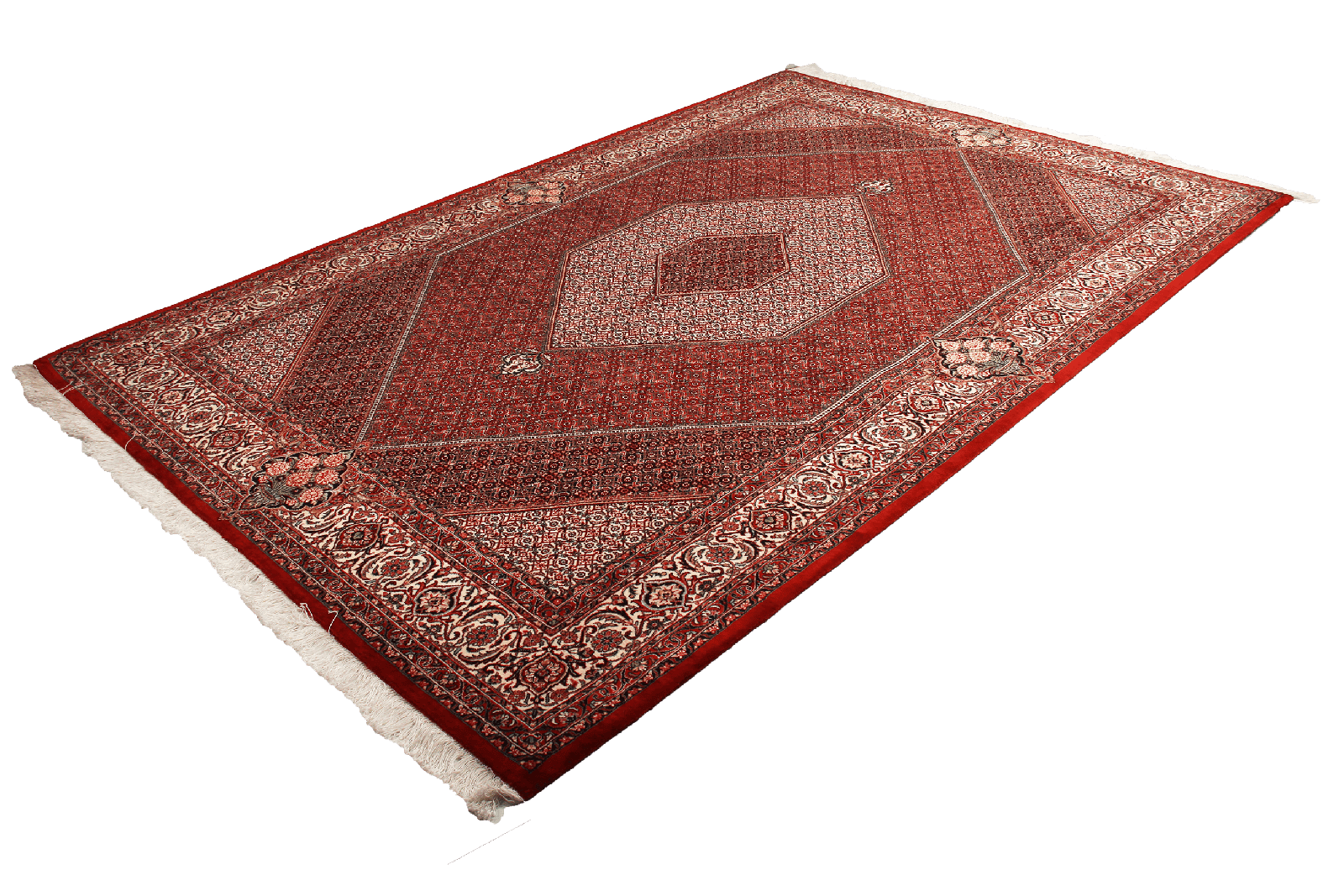 Bidjar Bookan — Hand-knotted, 202x304 cm, Red, 100% Virgin Wool | View 5