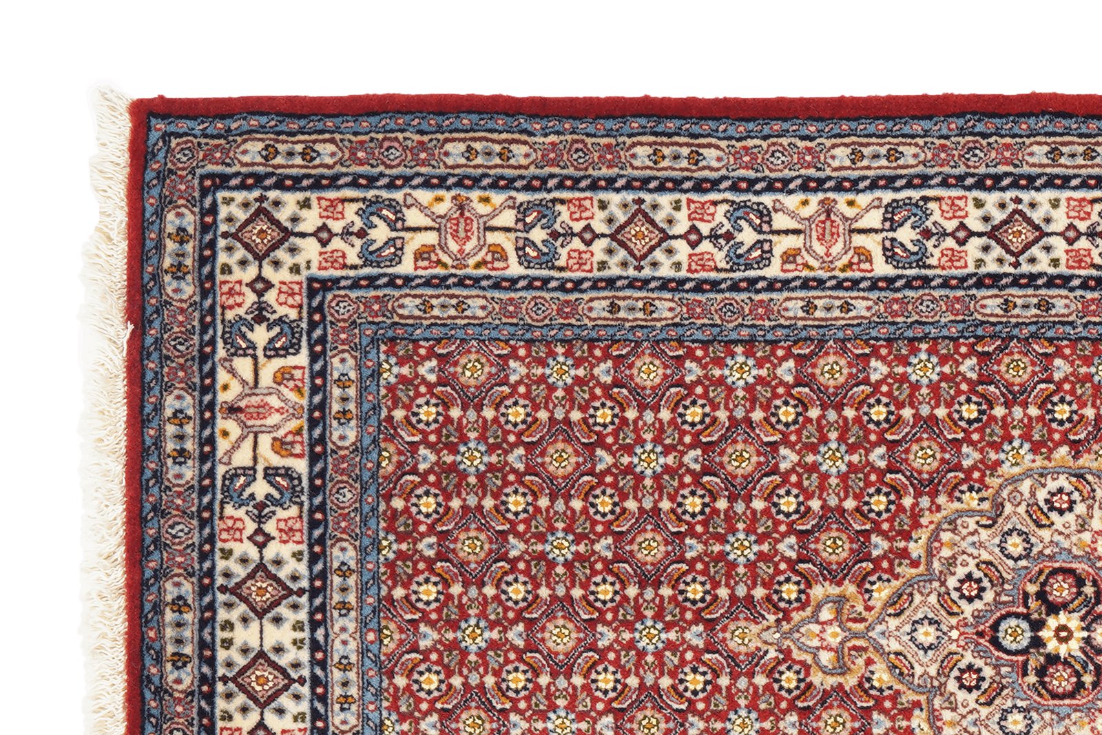 Moud Mahi — Hand-knotted, 79x242 cm, Red, 100% Virgin Wool | View 3