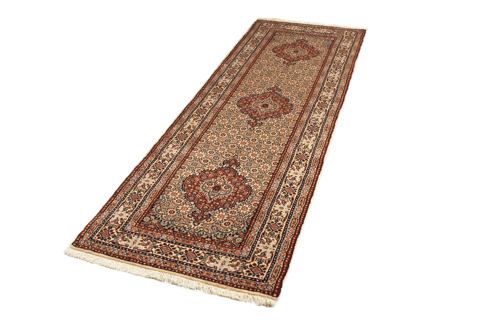 Moud Mahi — Hand-knotted, 77x247 cm, Brown, 100% Virgin Wool | View 5