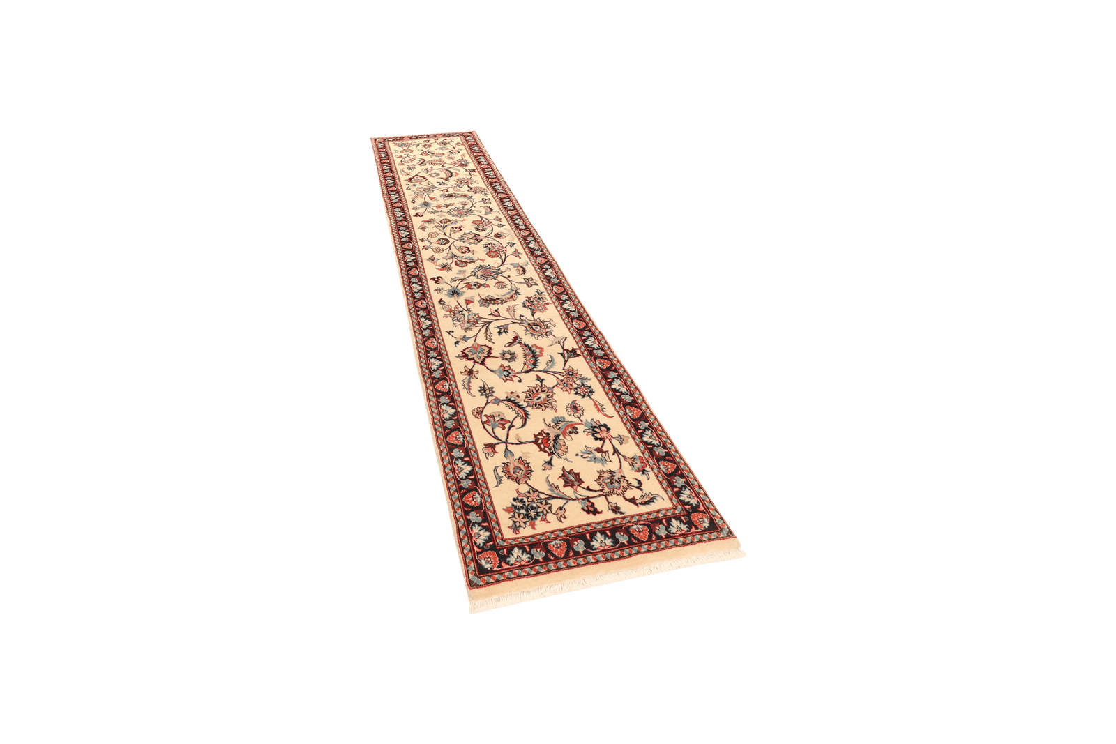 Sarough — Hand-knotted, 69x293 cm, Beige, 100% Virgin Wool | View 5