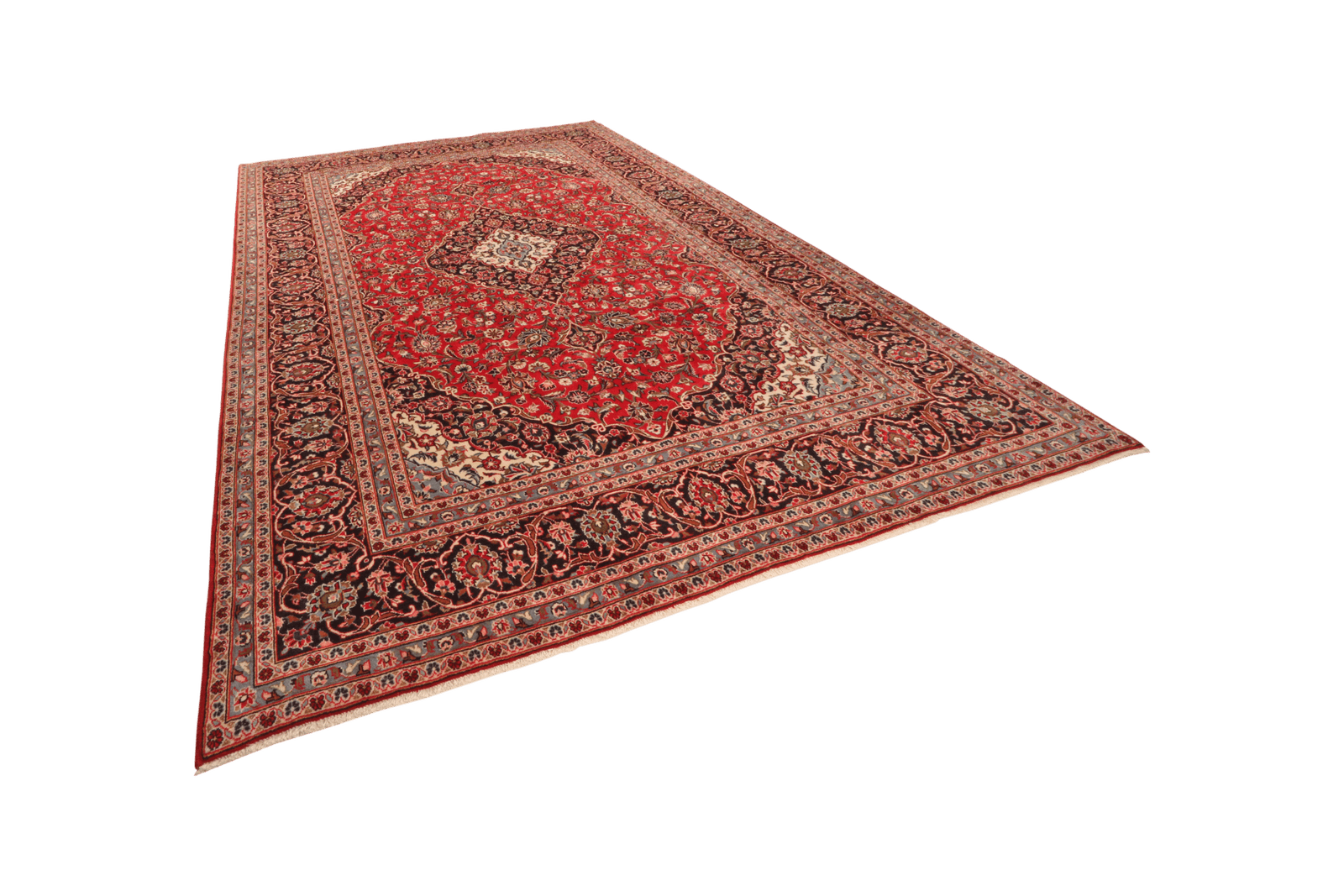 Ardakan — Hand-knotted, 246x353 cm, Red, 100% Virgin Wool | View 5