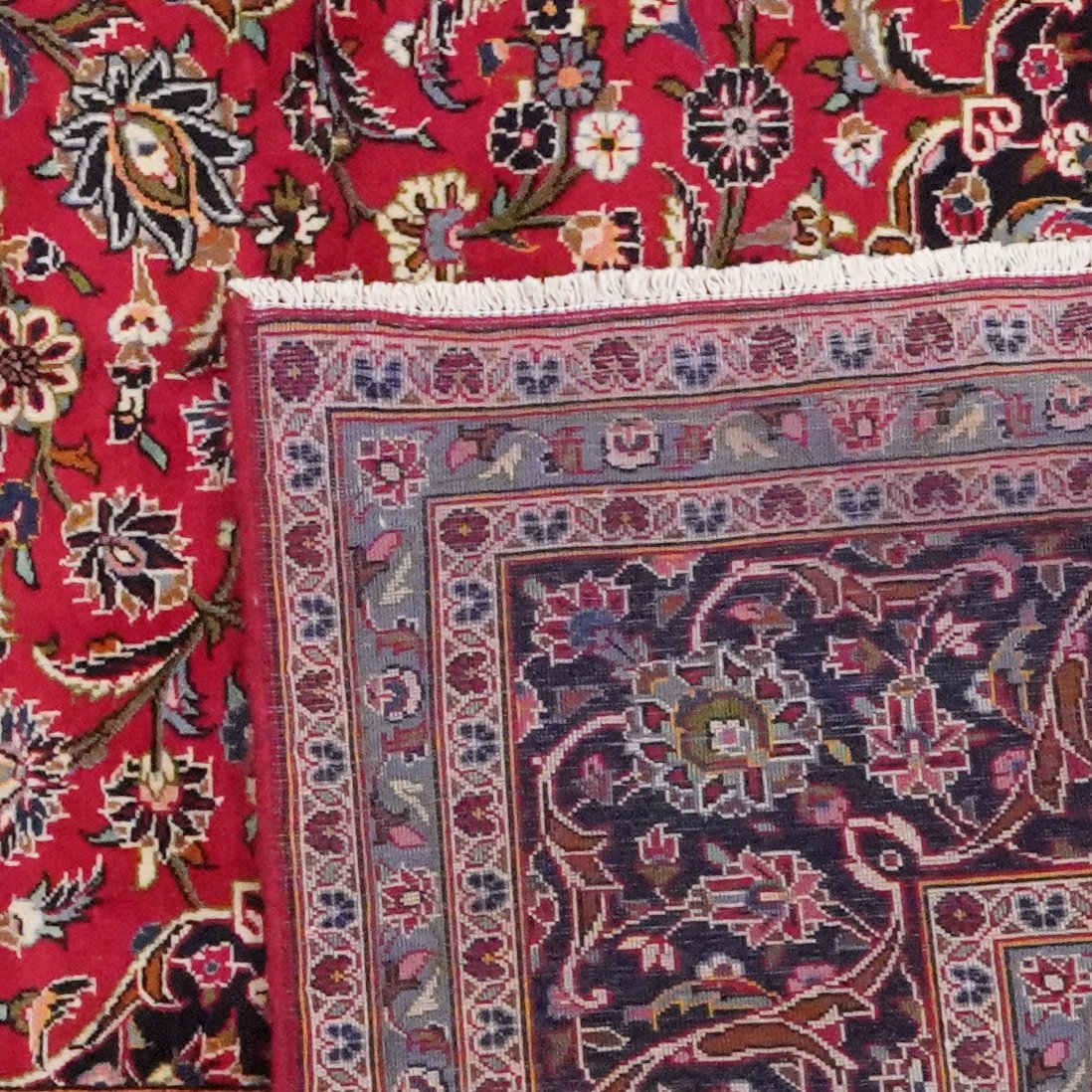 Ardakan — Hand-knotted, 246x353 cm, Red, 100% Virgin Wool | View 6