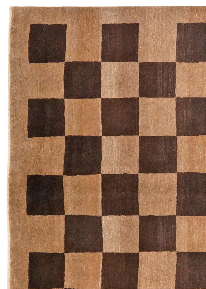 Rizbaf — Handgefertigt, 206x148 cm, Braun, 100% Virgin Wool | View 4