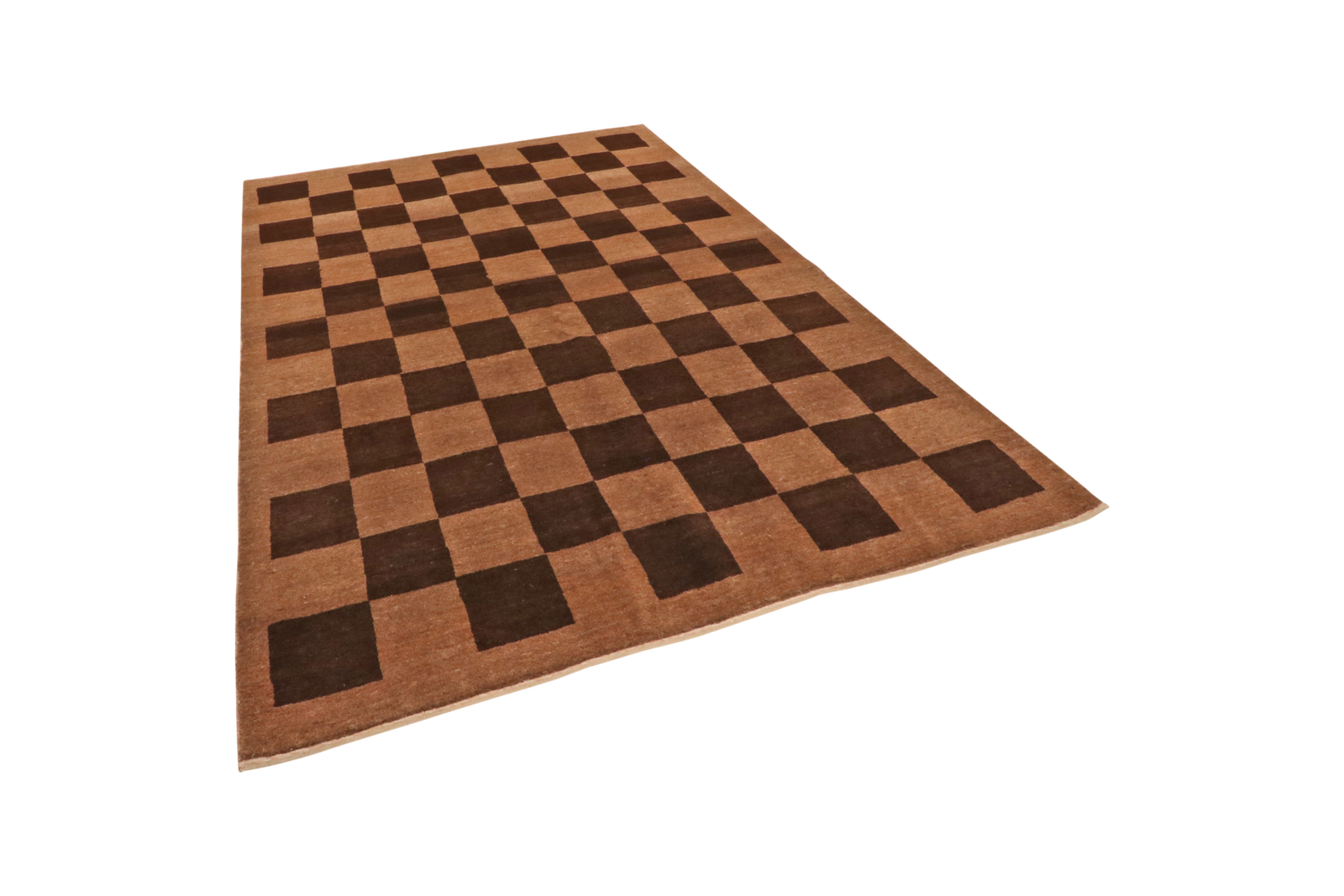 Rizbaf — Handgefertigt, 206x148 cm, Braun, 100% Virgin Wool | View 6