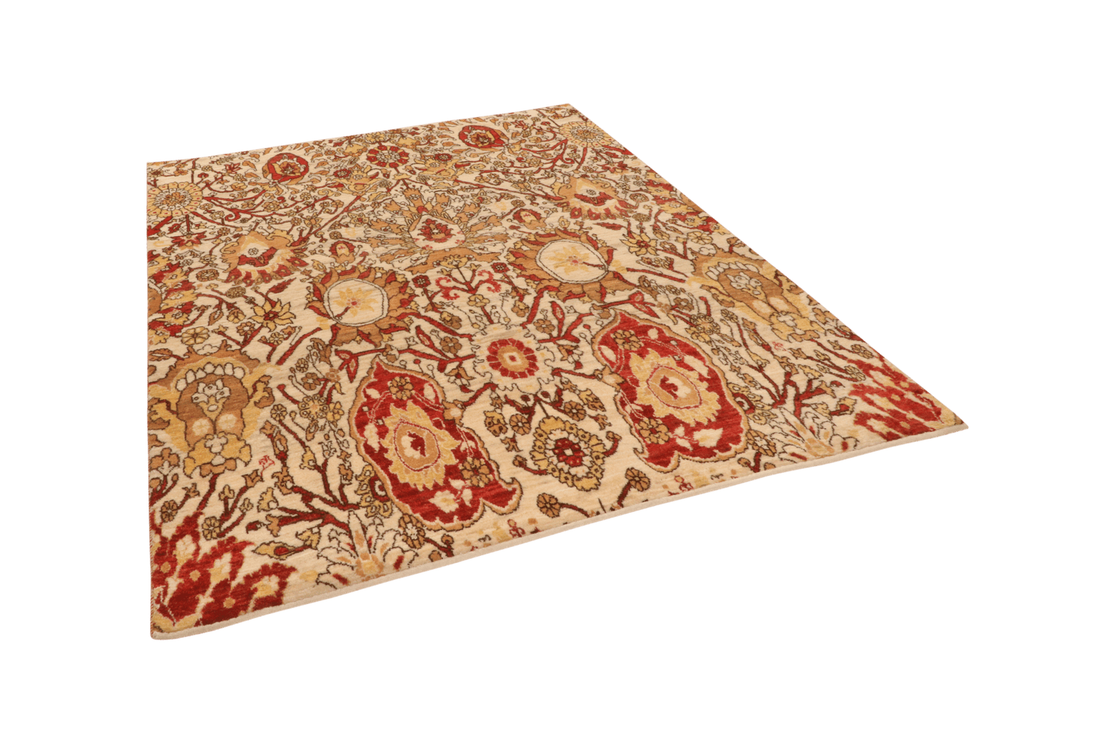 Rizbaf — Hand-knotted, 148x177 cm, Multicolor, 100% Virgin Wool | View 5