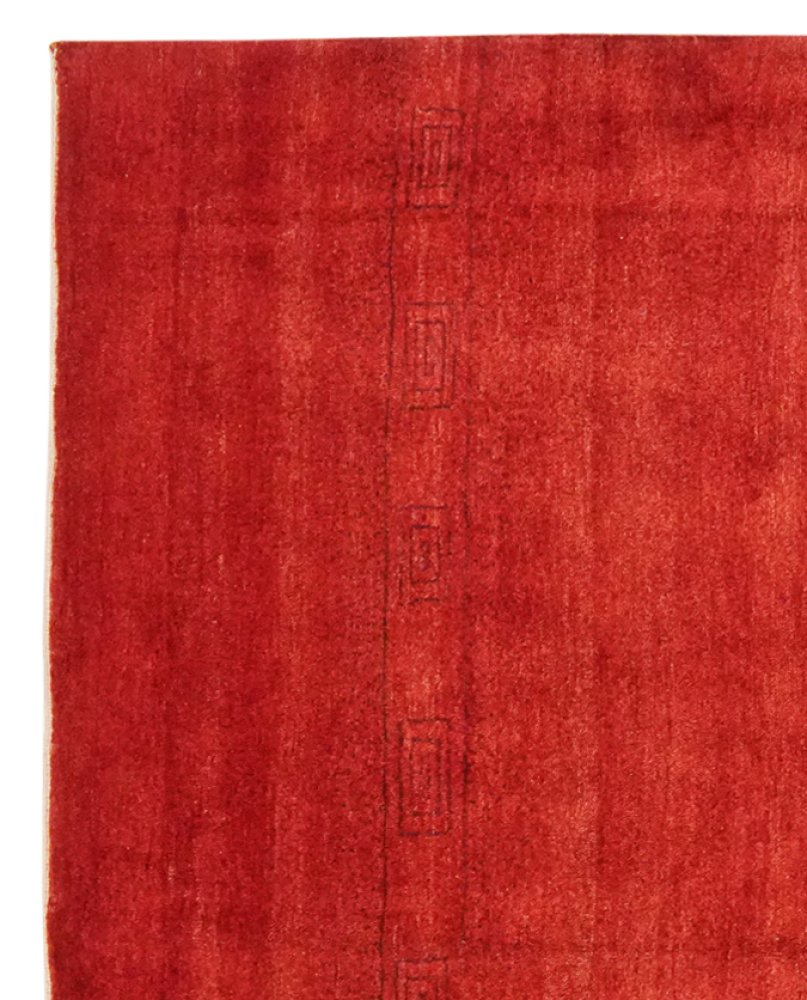 Rizbaf — Hand-knotted, 155x189 cm, Red, 100% Virgin Wool | View 3