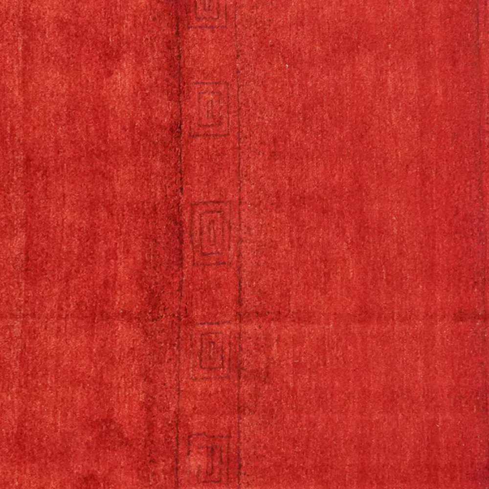 Rizbaf — Hand-knotted, 155x189 cm, Red, 100% Virgin Wool | View 4