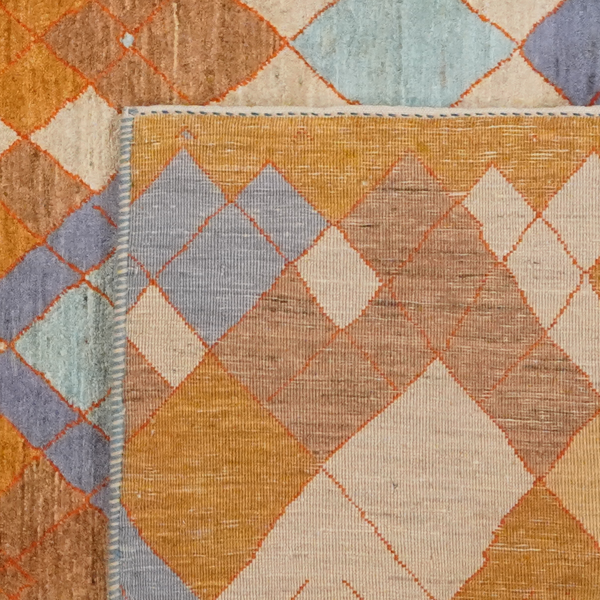 Rizbaf — Handgefertigt, 238x172 cm, Bunt, 100% Virgin Wool | View 7