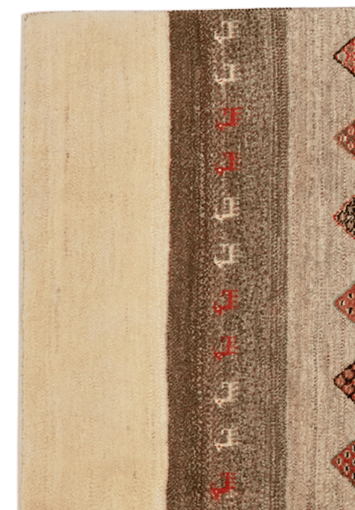 Rizbaf — Hand-knotted, 106x171 cm, Beige, 100% Virgin Wool | View 3