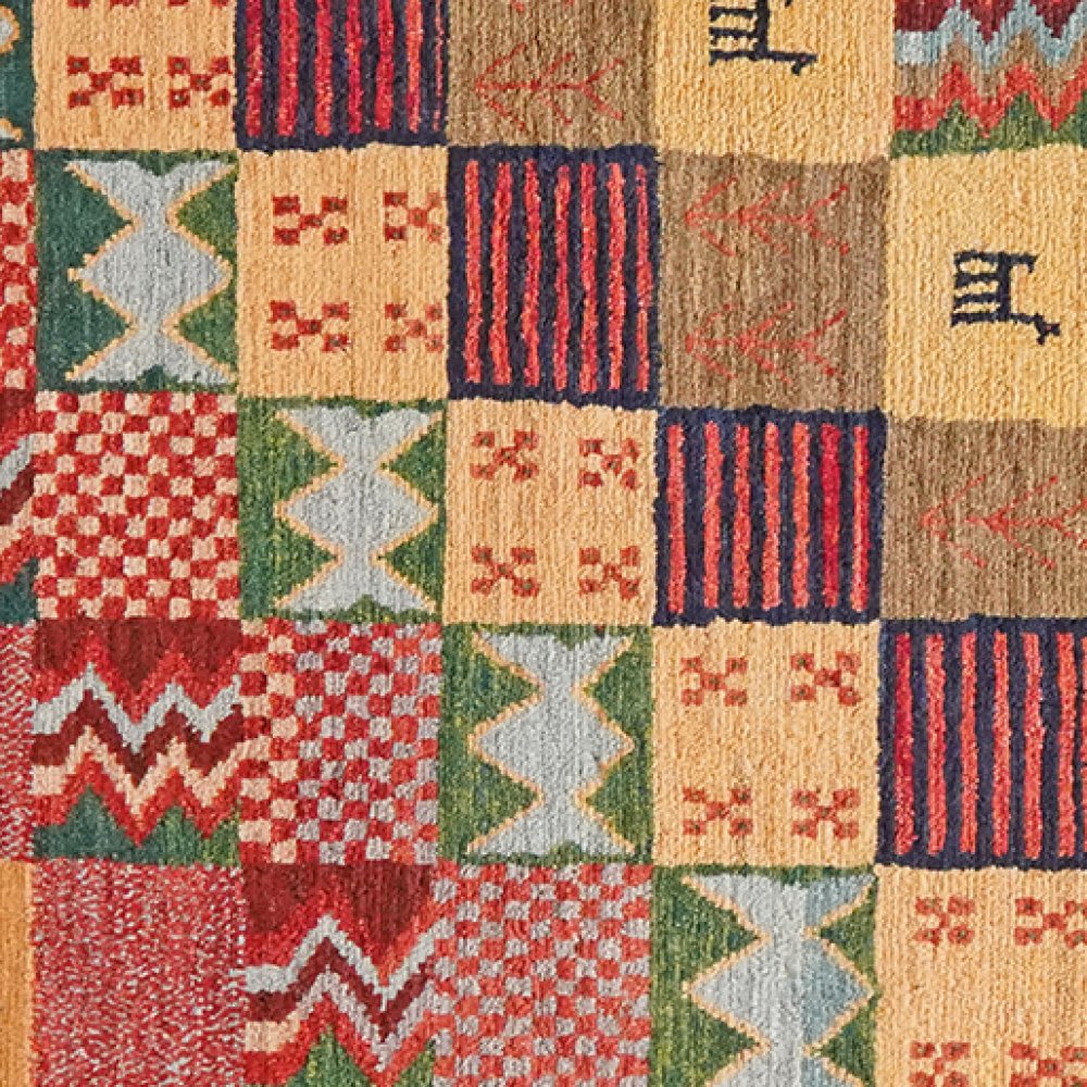 Rizbaf — Hand-knotted, 88x159 cm, Multicolor, 100% Virgin Wool | View 4