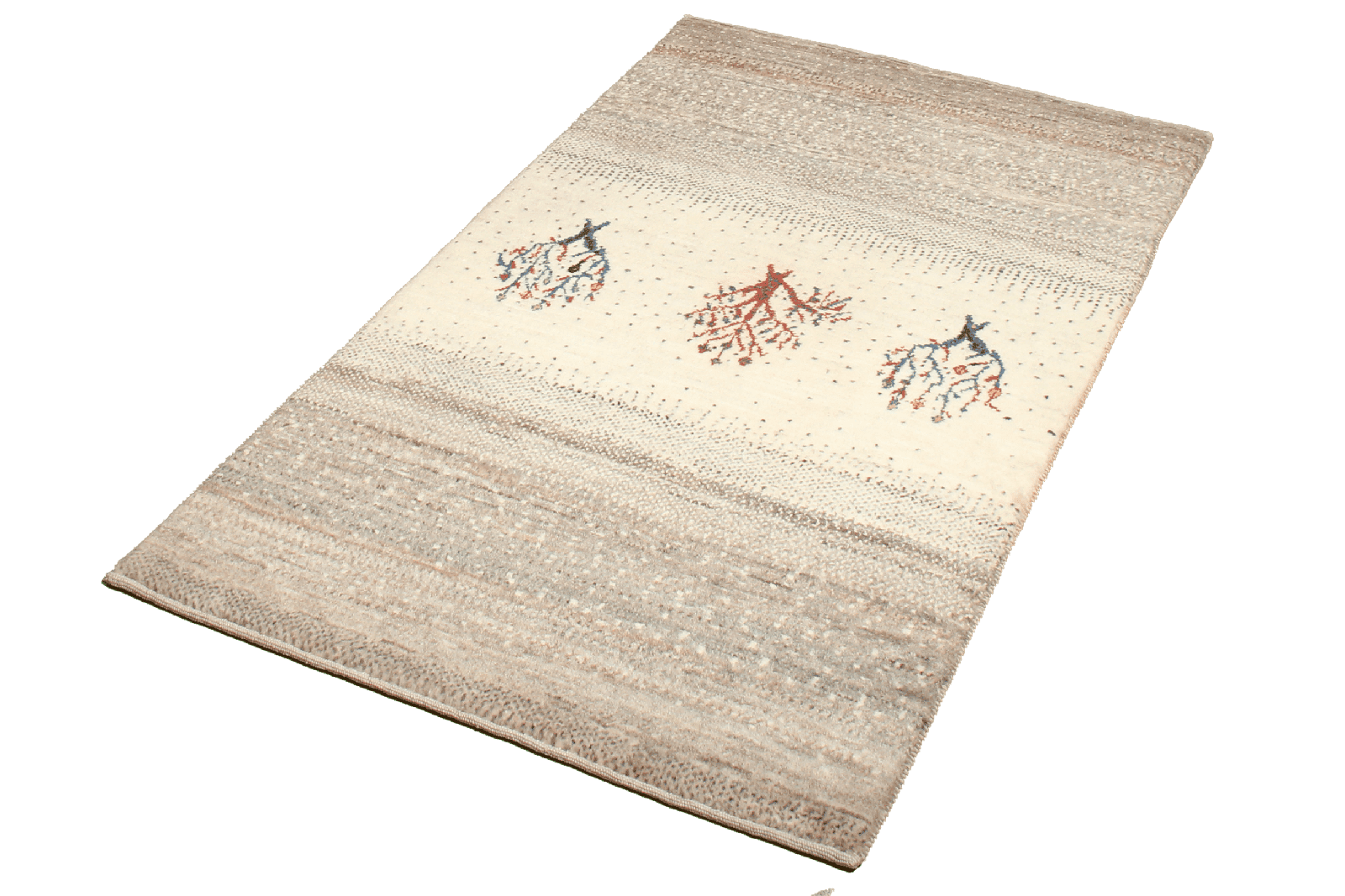 Rizbaf — Hand-knotted, 78x130 cm, Beige, 100% Virgin Wool | View 5