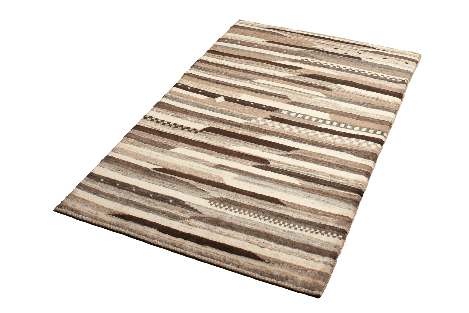 Rizbaf — Hand-knotted, 83x131 cm, Beige, 100% Virgin Wool | View 5