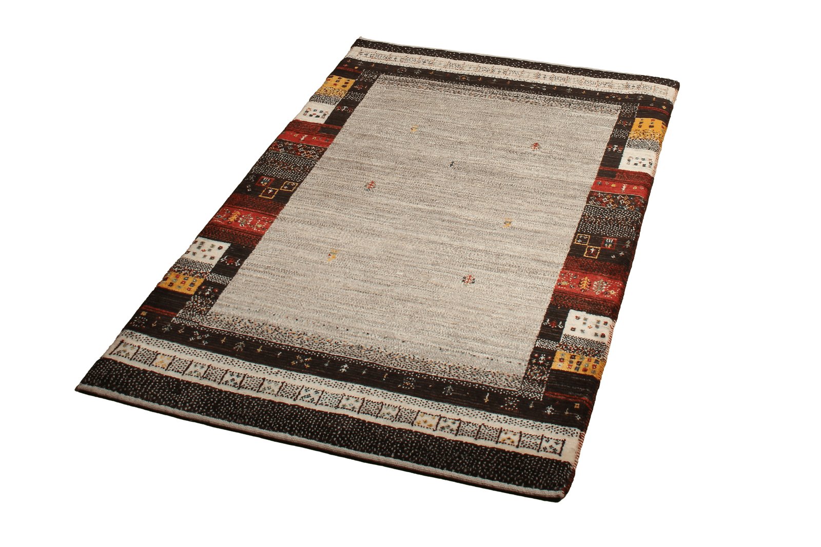 Rizbaf — Hand-knotted, 85x131 cm, Beige, 100% Virgin Wool | View 5