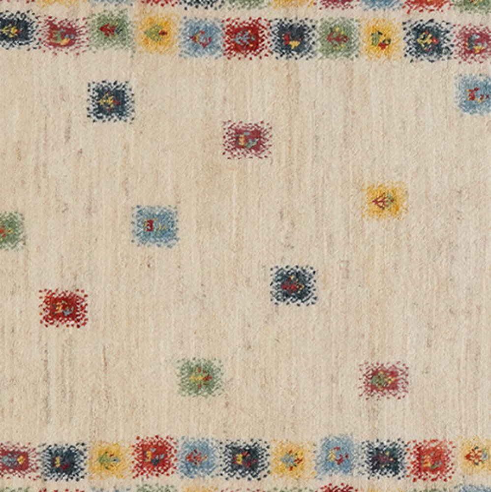 Rizbaf — Hand-knotted, 81x122 cm, Beige, 100% Virgin Wool | View 4