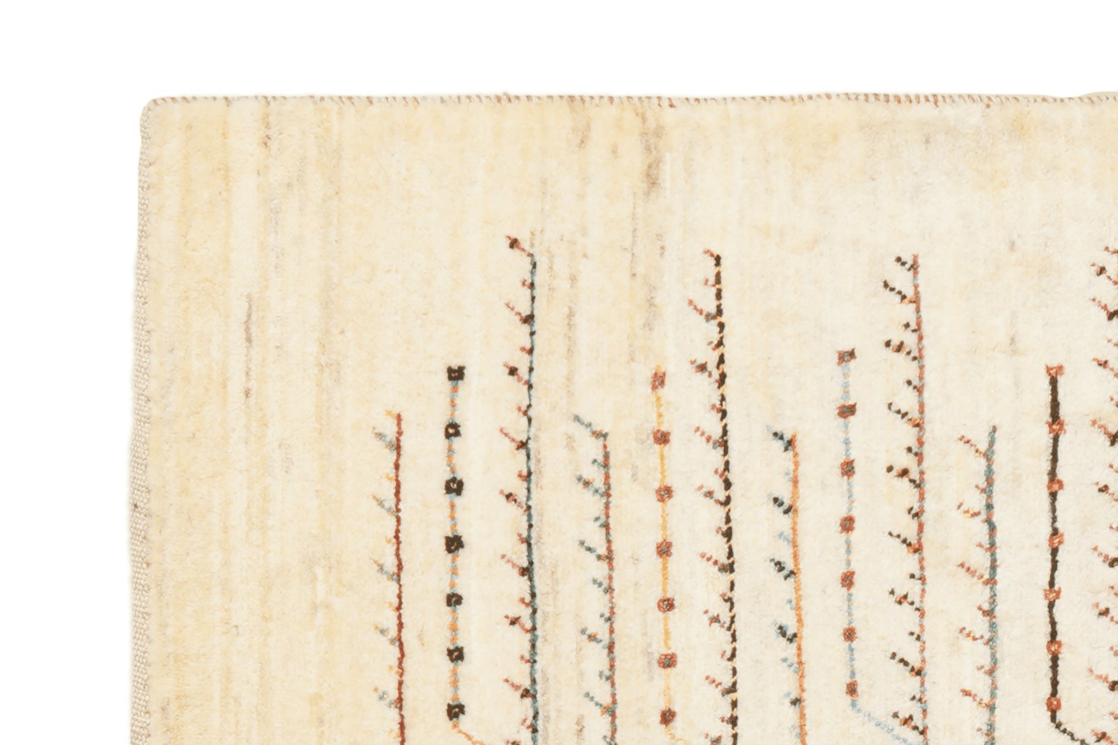 Rizbaf — Hand-knotted, 86x134 cm, Beige, 100% Virgin Wool | View 3
