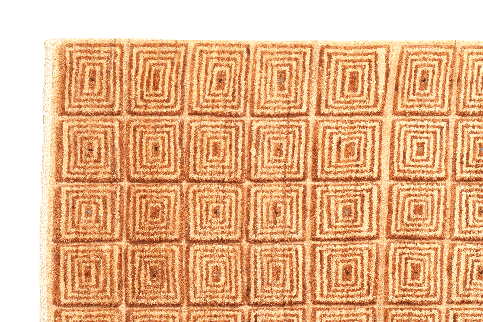 Rizbaf — Hand-knotted, 101x197 cm, Brown, 100% Virgin Wool | View 3