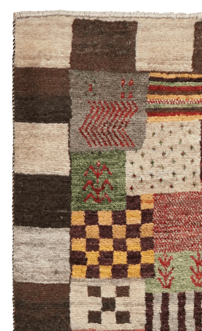 Rizbaf — Hand-knotted, 82x126 cm, Multicolor, 100% Virgin Wool | View 3