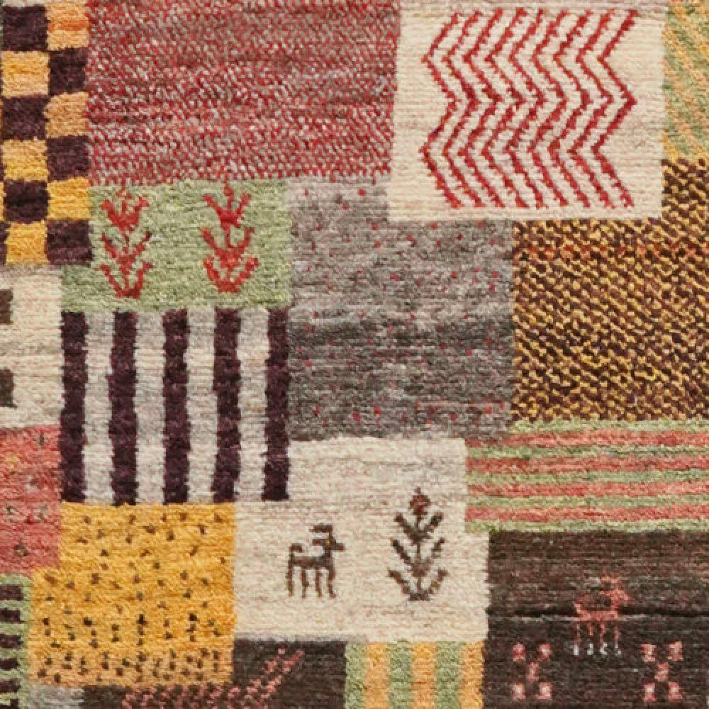 Rizbaf — Hand-knotted, 82x126 cm, Multicolor, 100% Virgin Wool | View 4