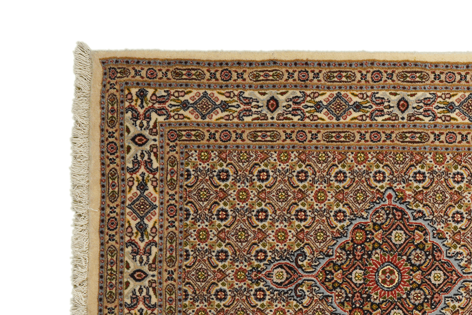 Moud Mahi — Hand-knotted, 81x242 cm, Beige, 100% Virgin Wool | View 3