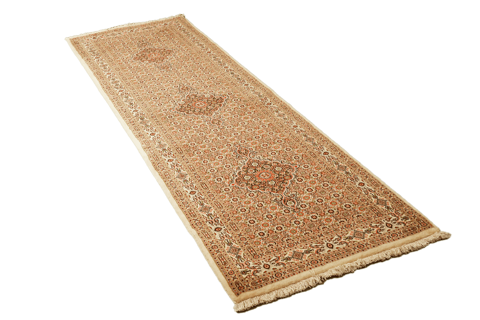Moud Mahi — Hand-knotted, 81x242 cm, Beige, 100% Virgin Wool | View 4