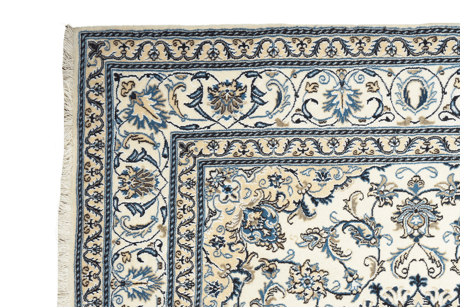 Nain 12La — Hand-knotted, 197x196 cm, Beige, 100% Virgin Wool | View 3