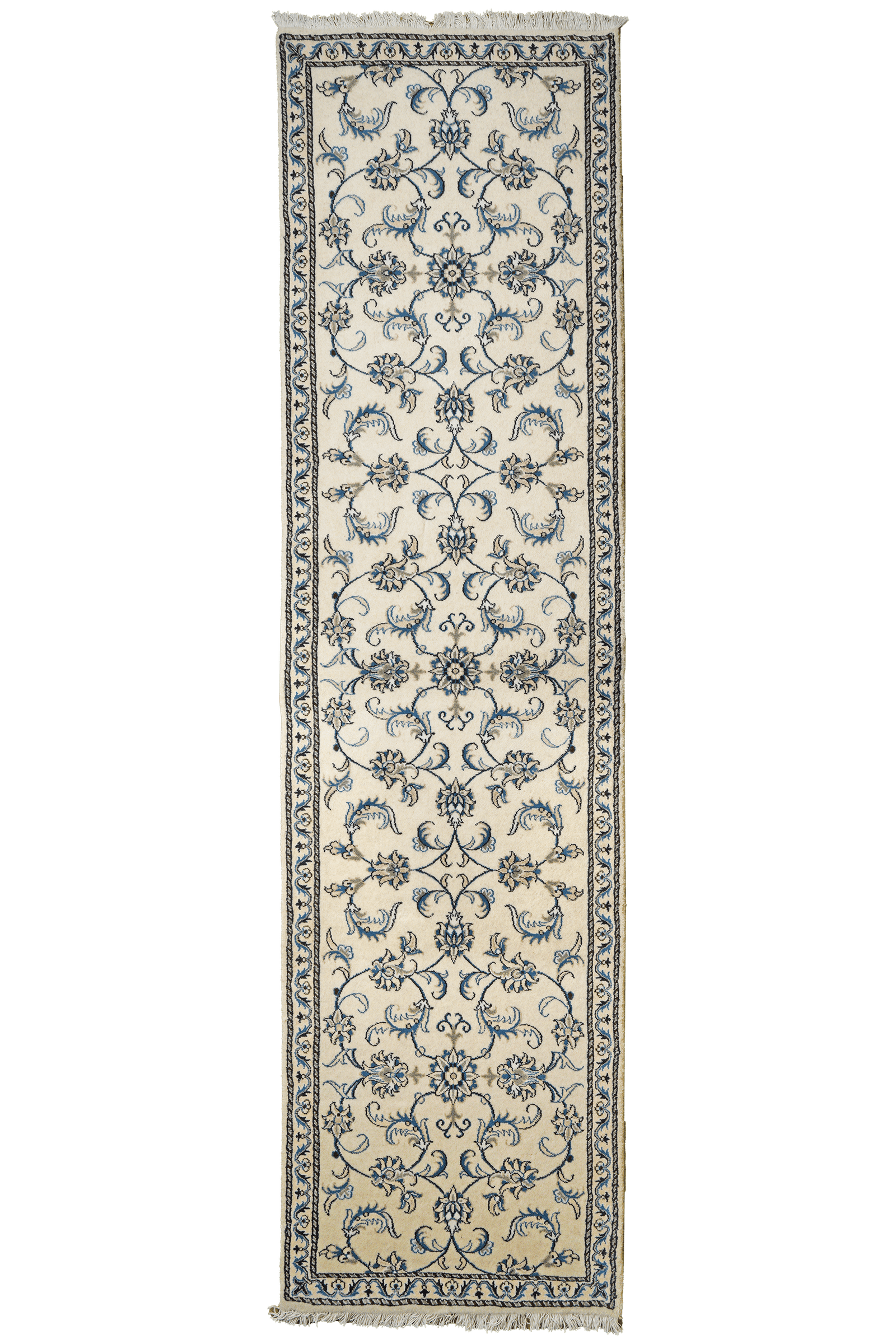 Nain 12La — Hand-knotted, 79x299 cm, Beige, 100% Virgin Wool | Main view