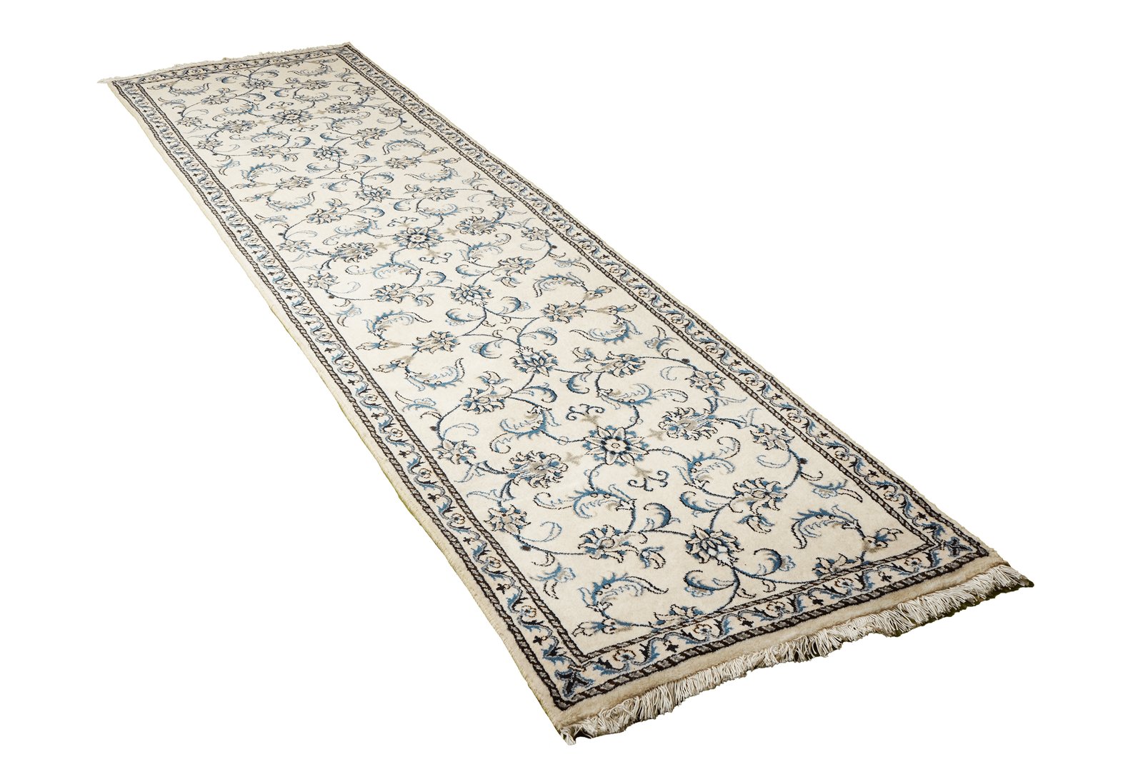 Nain 12La — Hand-knotted, 79x299 cm, Beige, 100% Virgin Wool | View 4