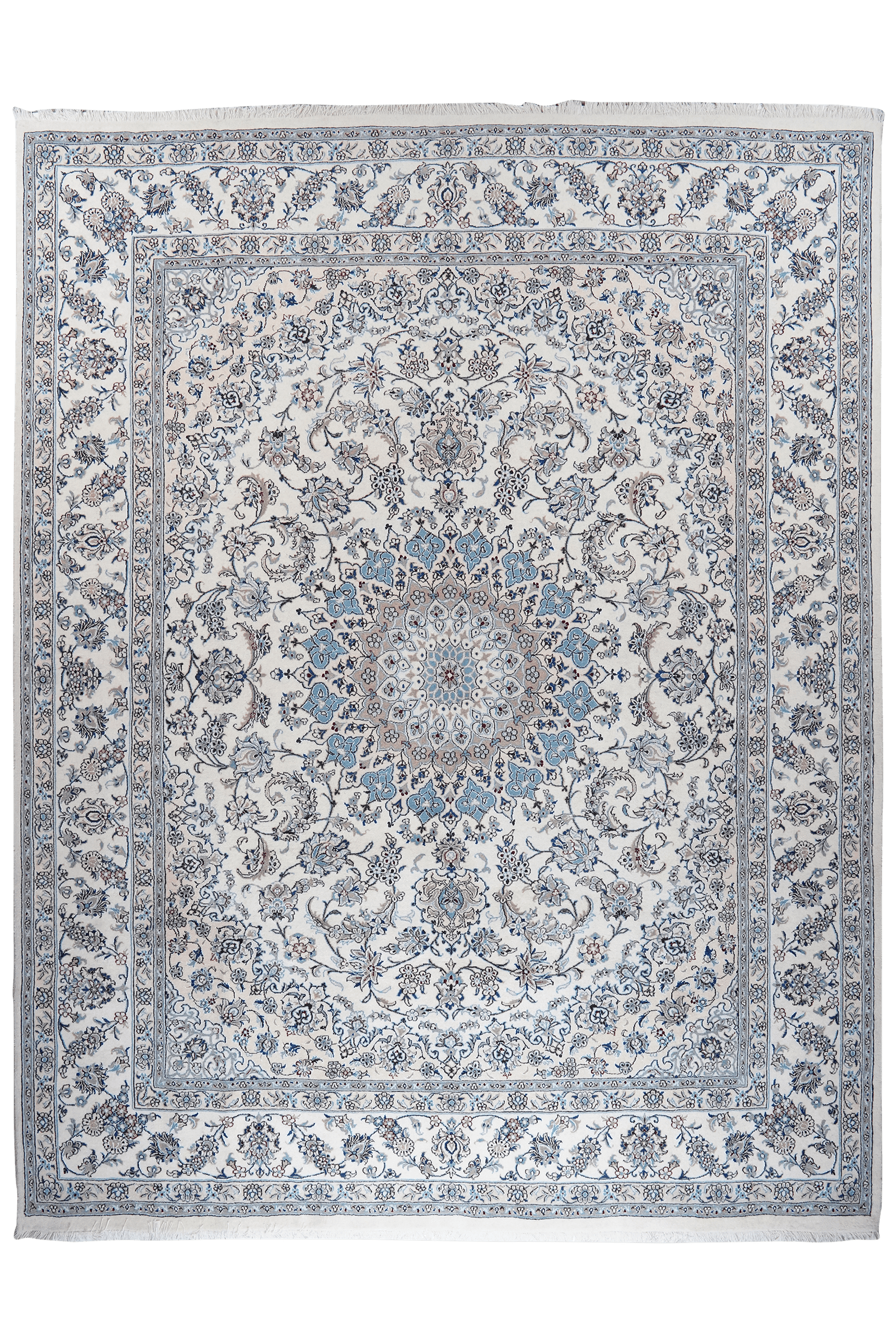 Nain 12La — Hand-knotted, 300x392 cm, Beige, 100% Virgin Wool | Main view