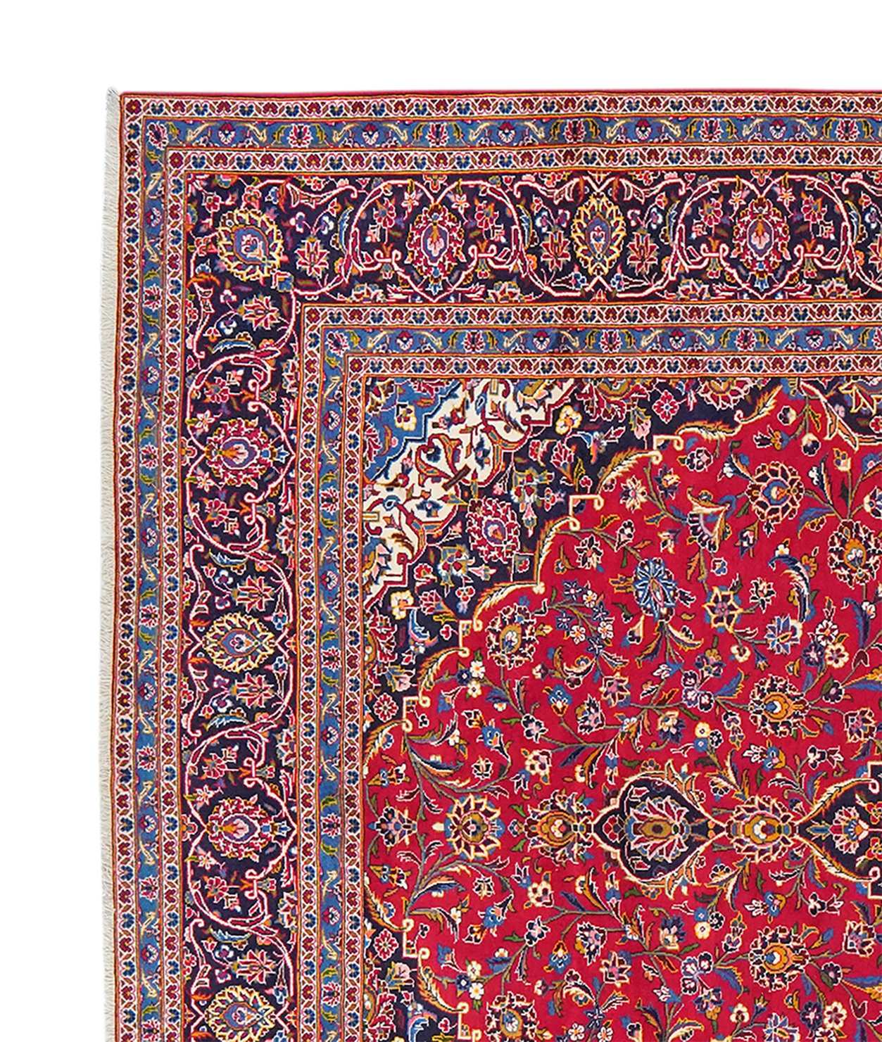 Ardakan — Hand-knotted, 298x412 cm, Red, 100% Virgin Wool | View 3