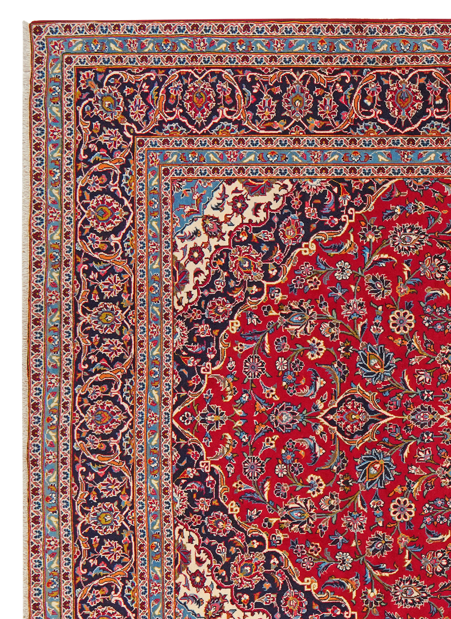Ardakan — Hand-knotted, 247x368 cm, Red, 100% Virgin Wool | View 3