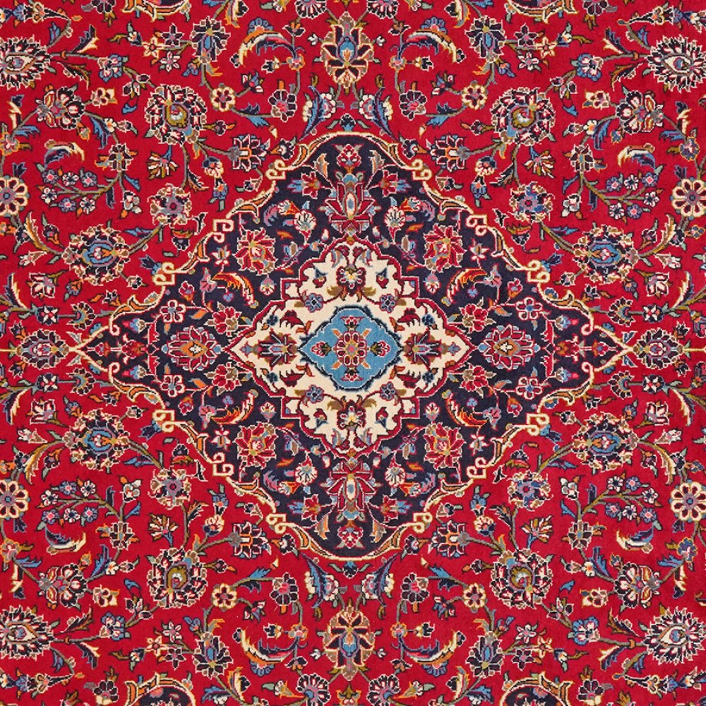 Ardakan — Hand-knotted, 247x368 cm, Red, 100% Virgin Wool | View 4