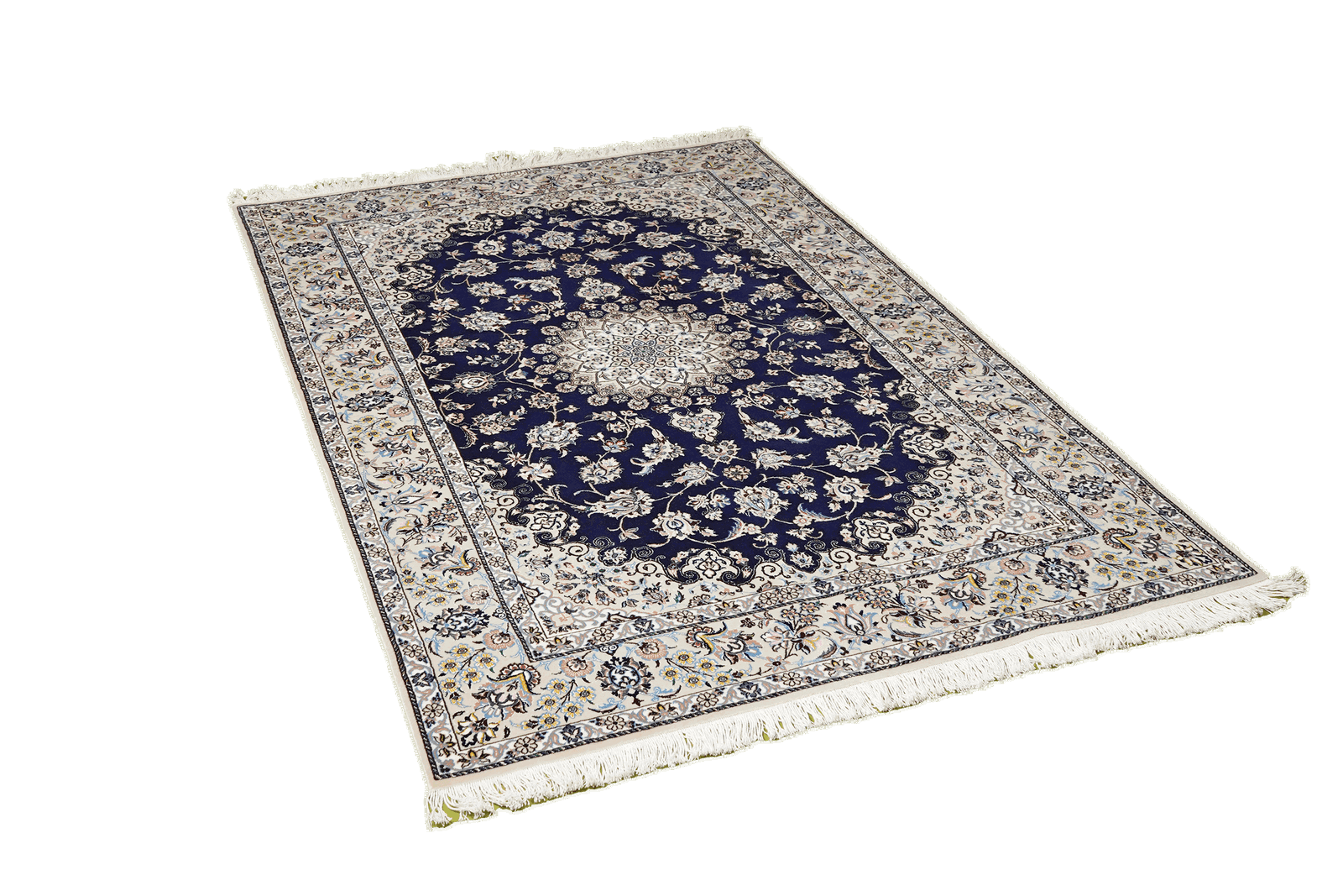 Nain 6La — Handgefertigt, 196x125 cm, Beige, 100% Virgin Wool | View 5