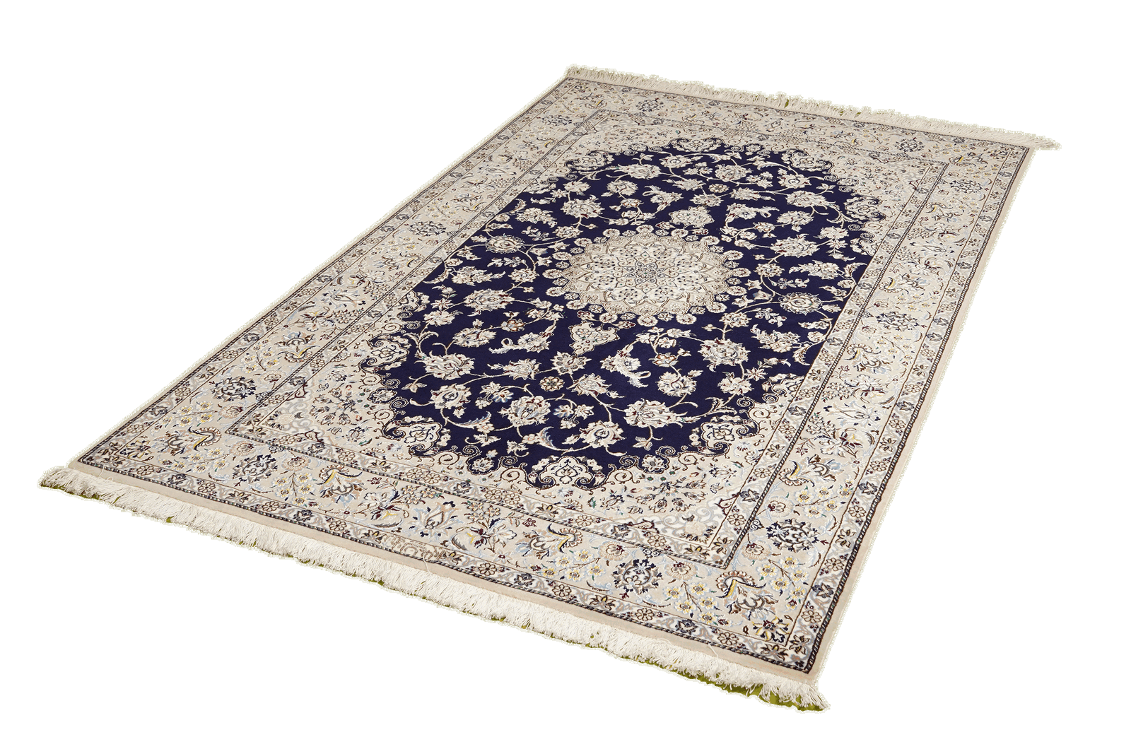 Nain 6La — Handgefertigt, 196x125 cm, Beige, 100% Virgin Wool | View 6